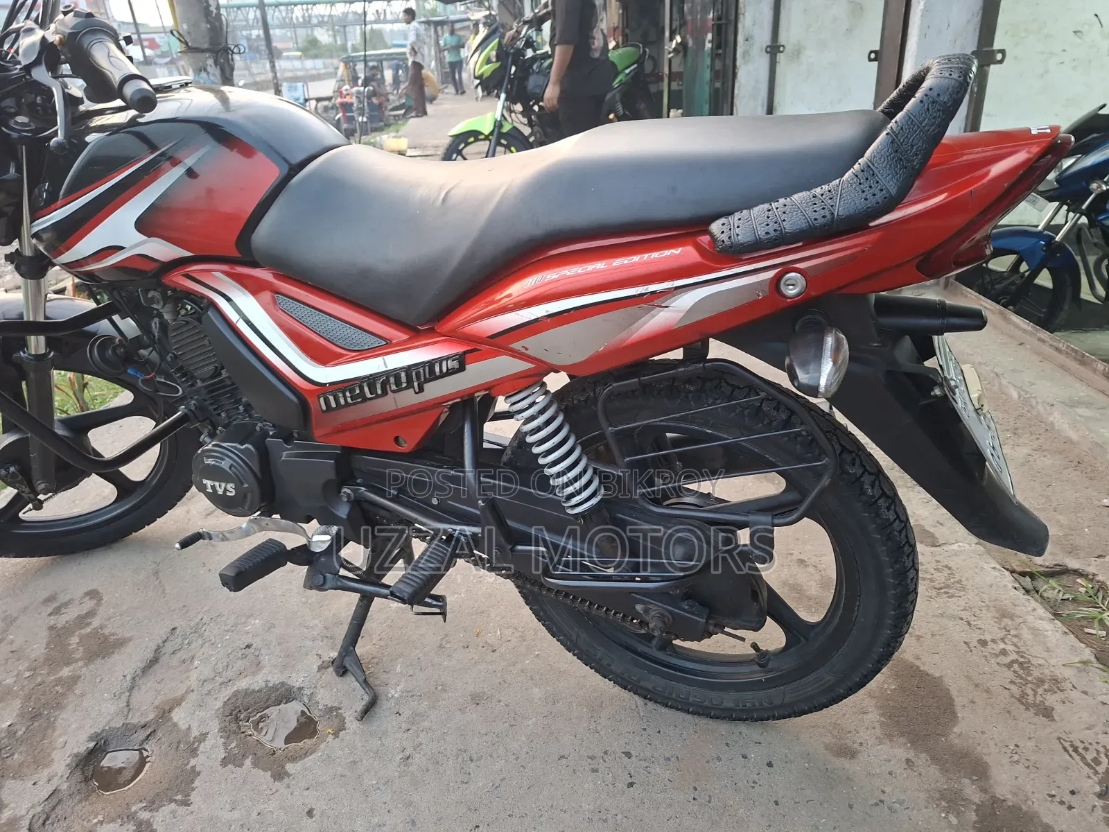 TVS Metro Plus 2018 Red