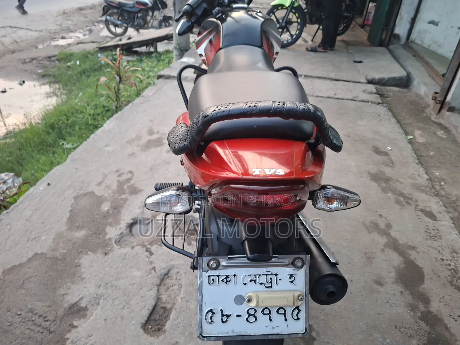TVS Metro Plus 2018 Red