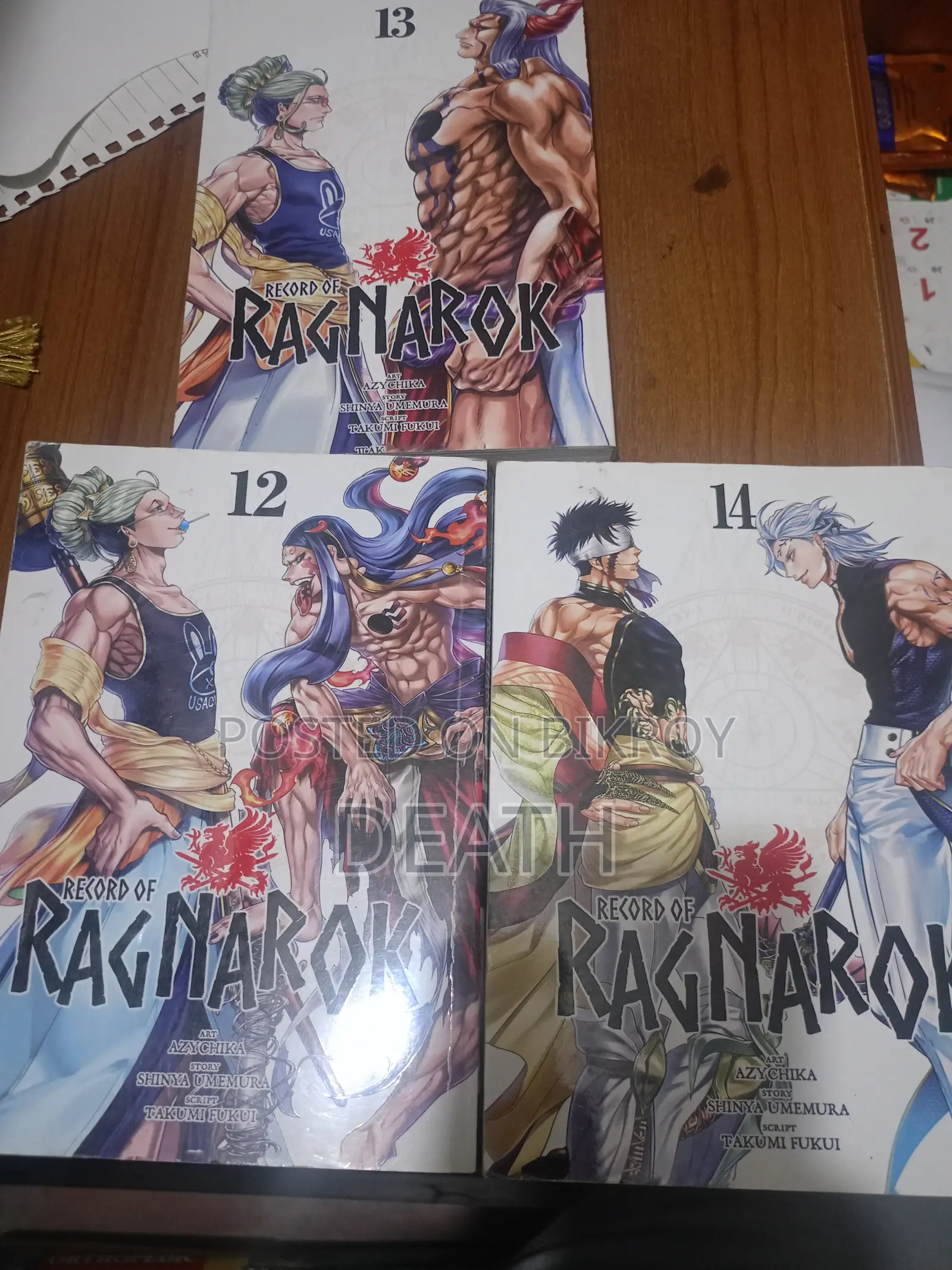 Record of Rangnarok Manga. Volume - 12,13,14.