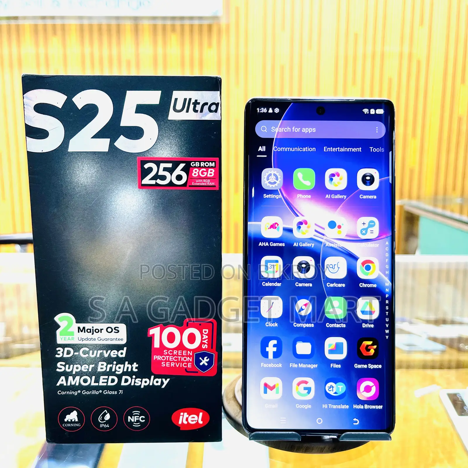 Itel S25 Ultra 256 GB Gray