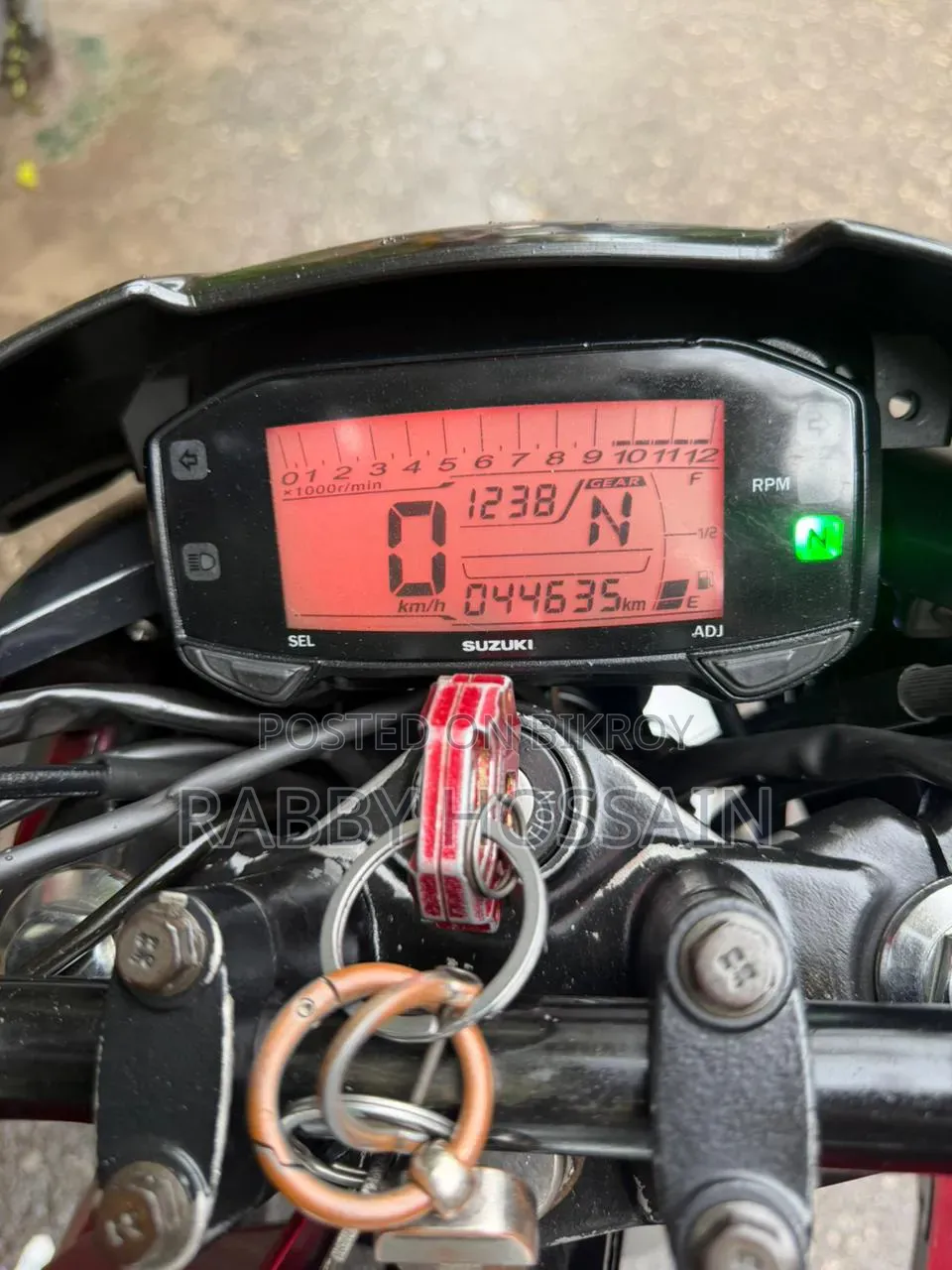 Suzuki Gixxer Monotone 2019 Red