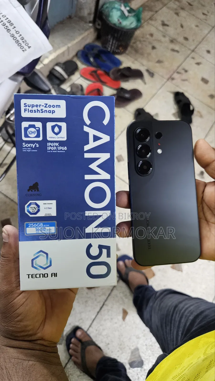 Tecno Camon 50 256 GB Black