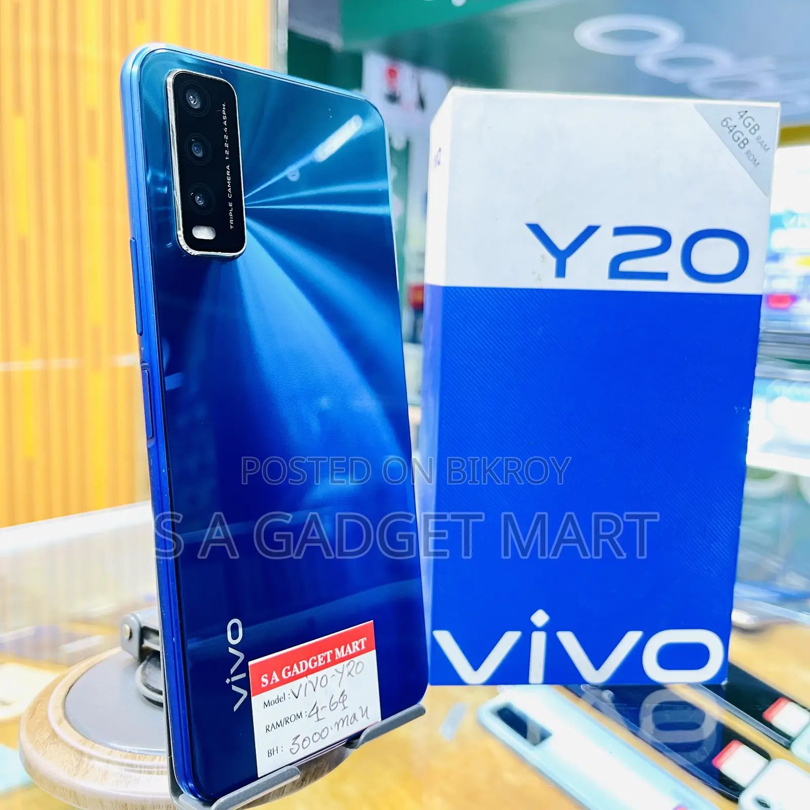 Vivo Y20 64 GB Blue