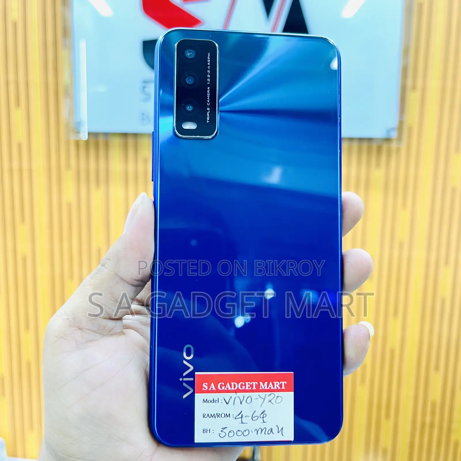 Vivo Y20 64 GB Blue