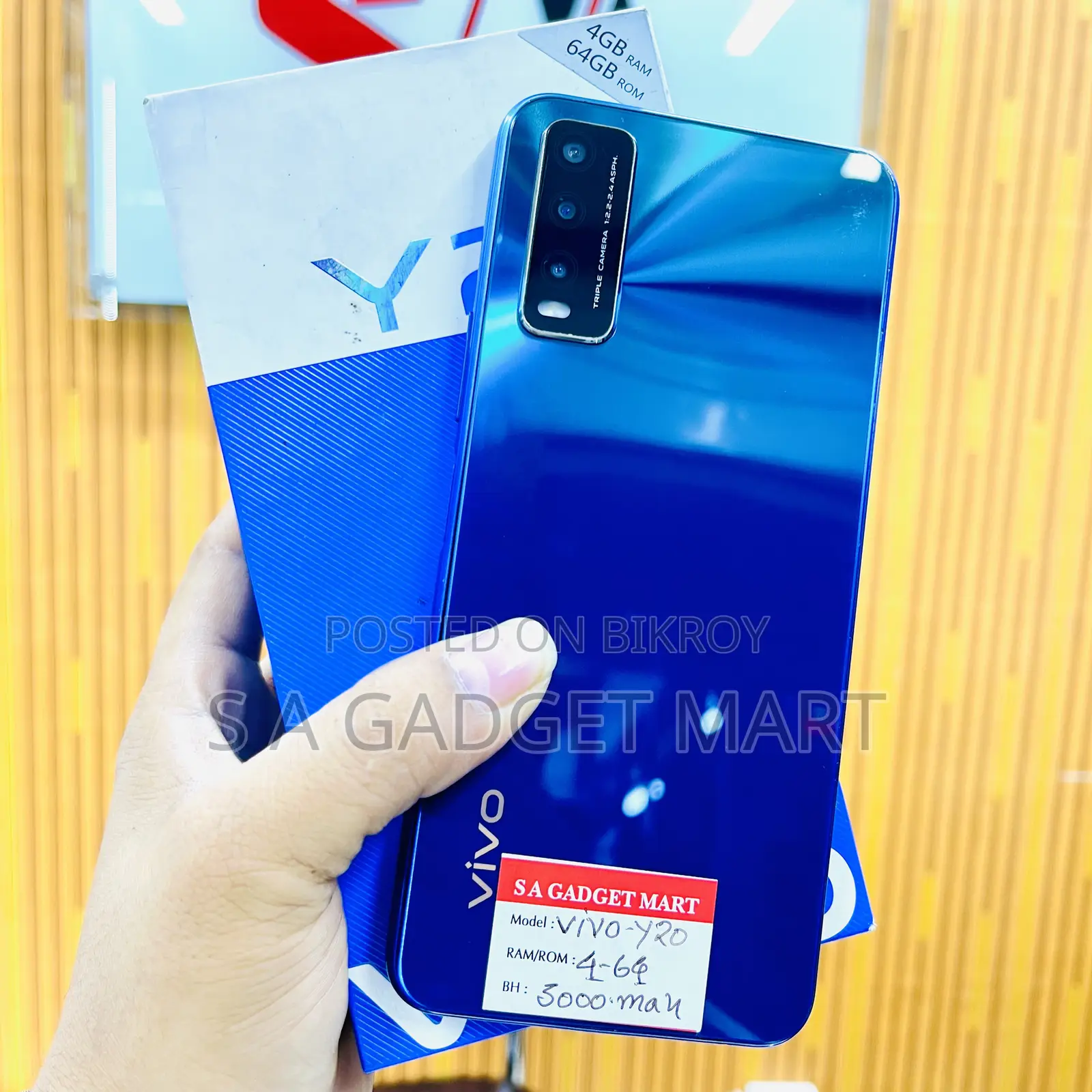 Vivo Y20 64 GB Blue