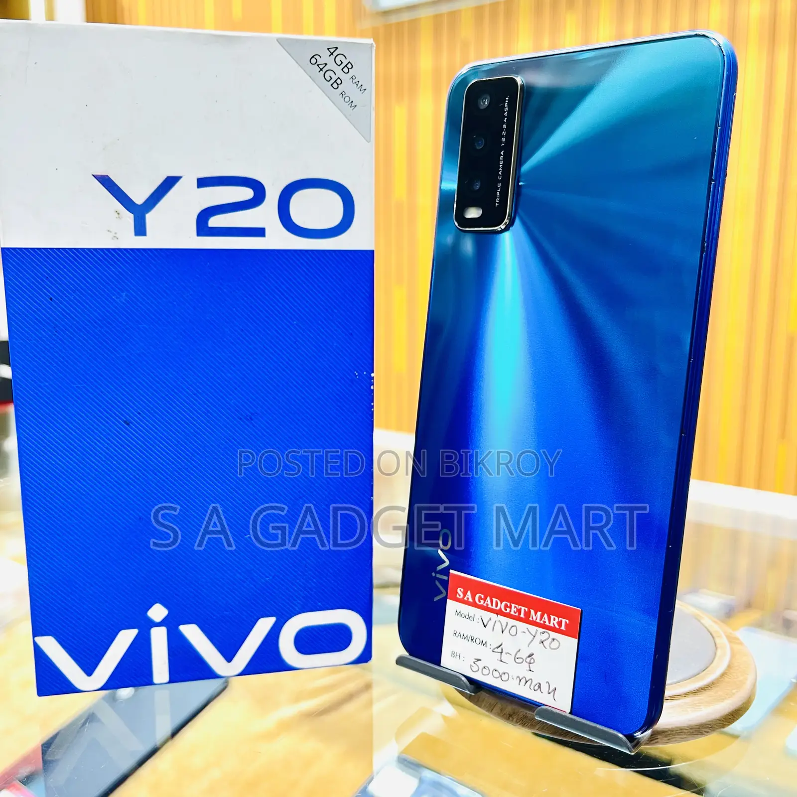Vivo Y20 64 GB Blue