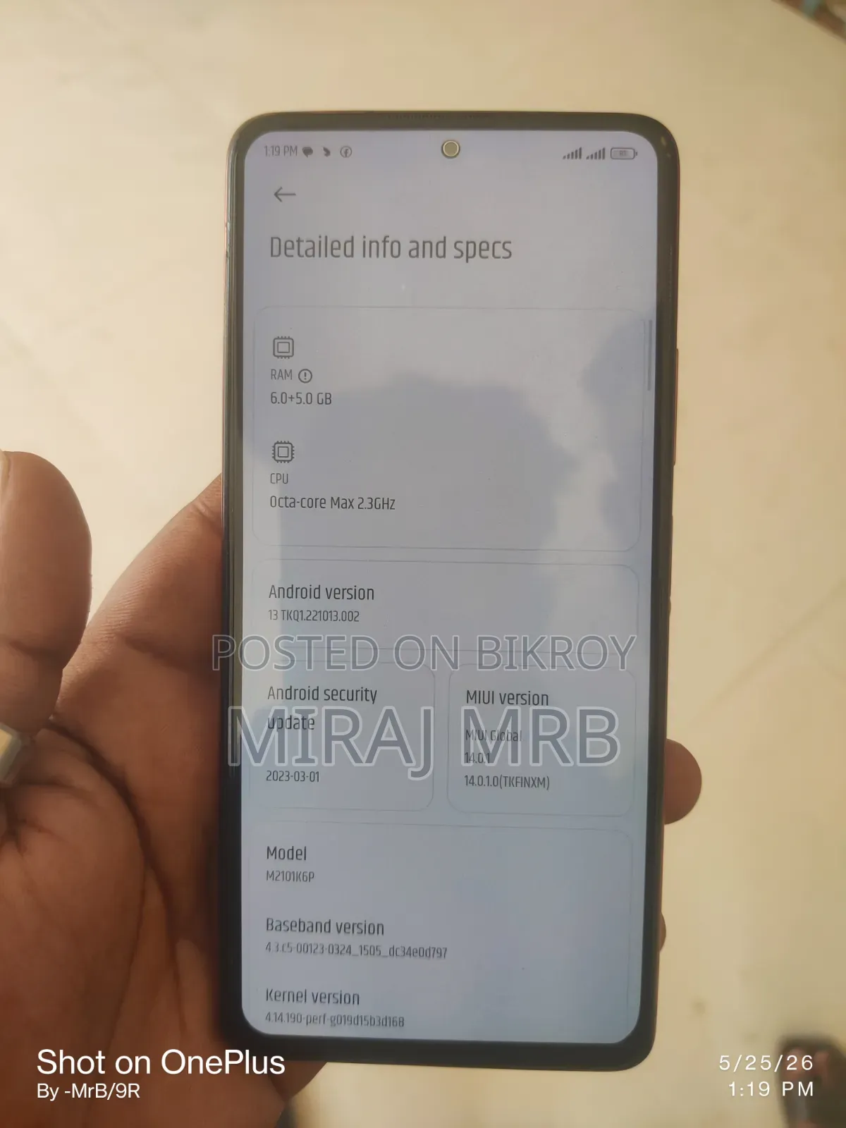 Xiaomi Redmi Note 10 Pro 128 GB Gold