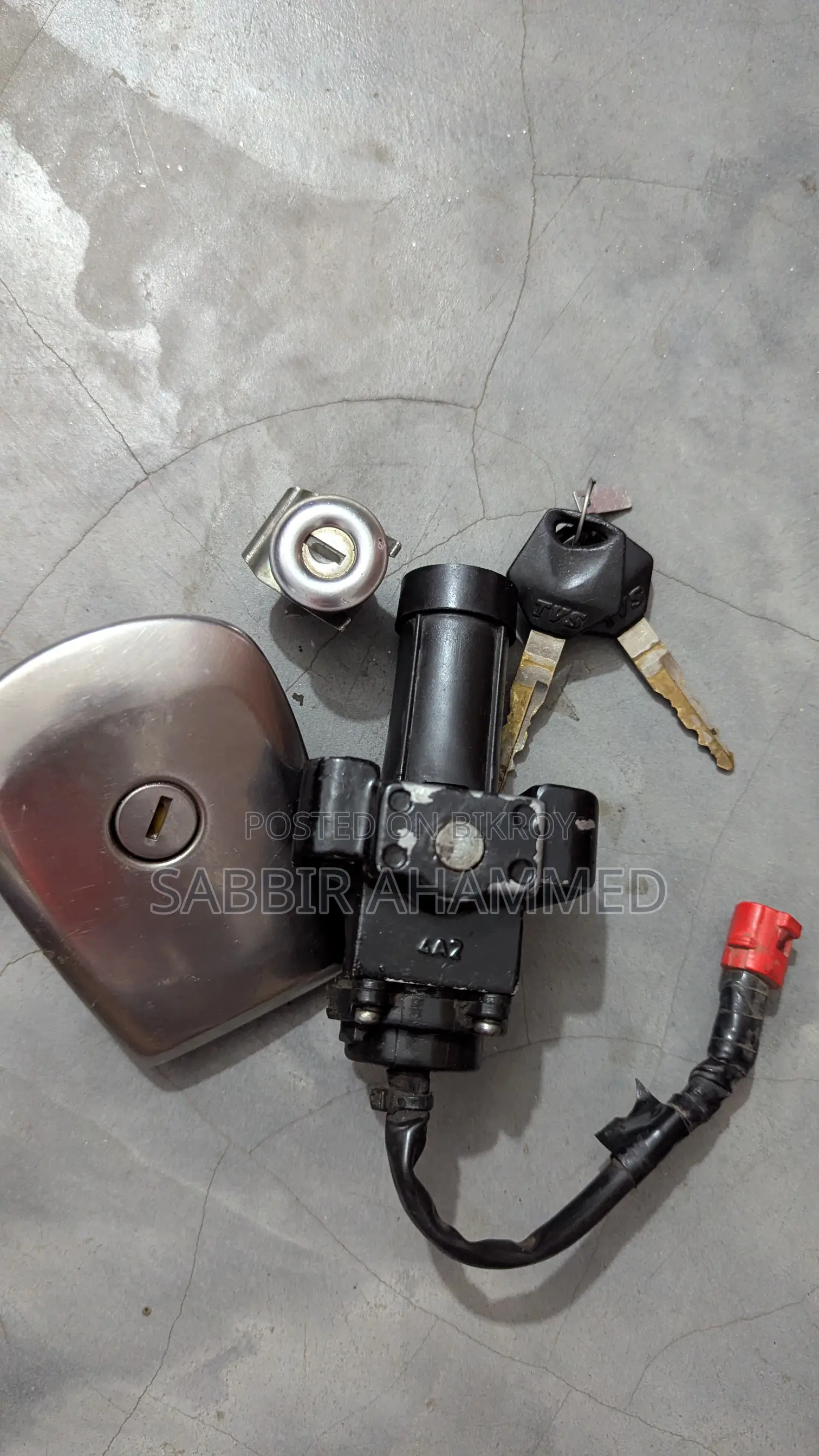 TVS Metro Plus Original Lock Set