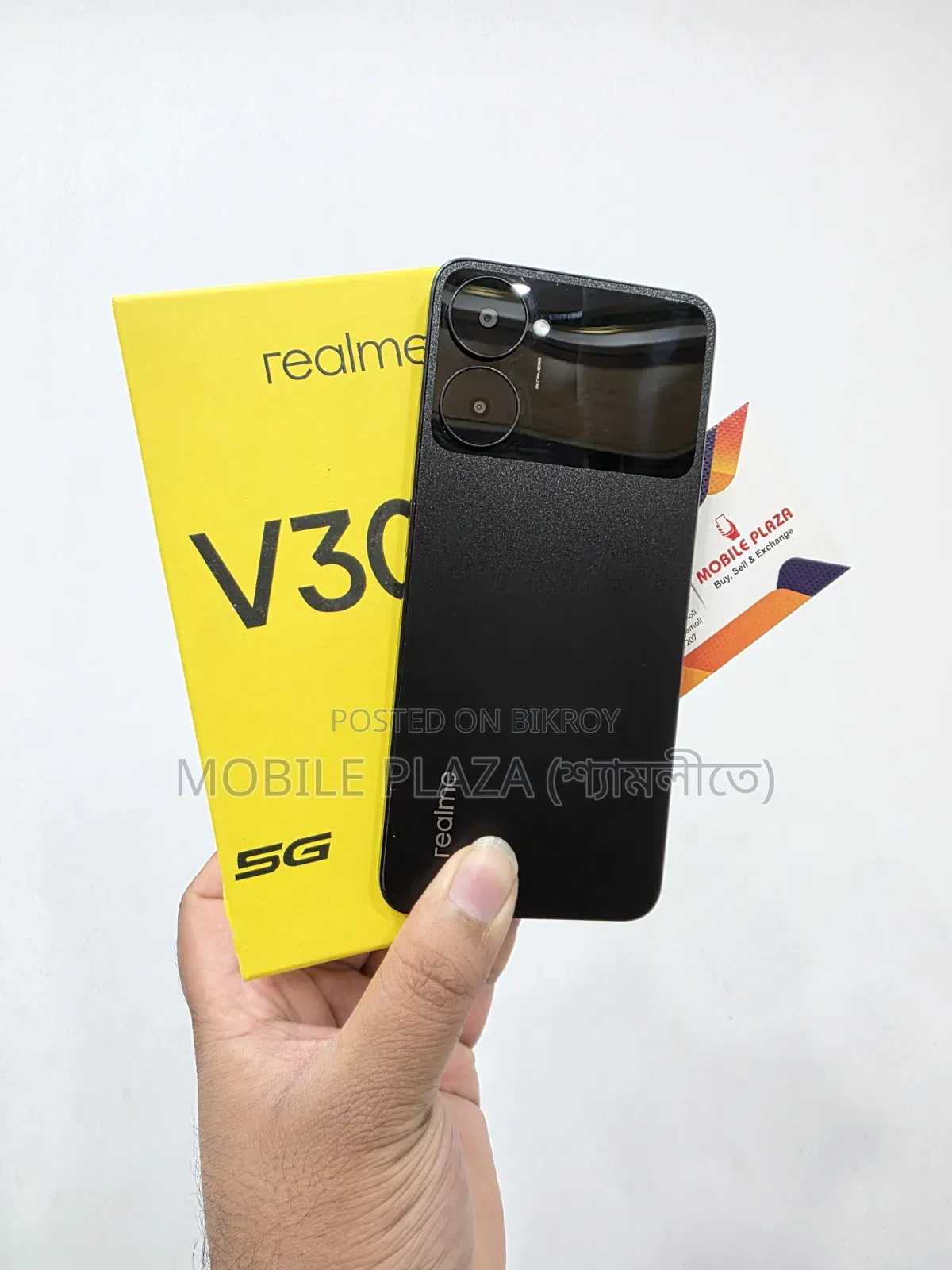 নতুন Realme V30 ১২৮ জিবি কালো