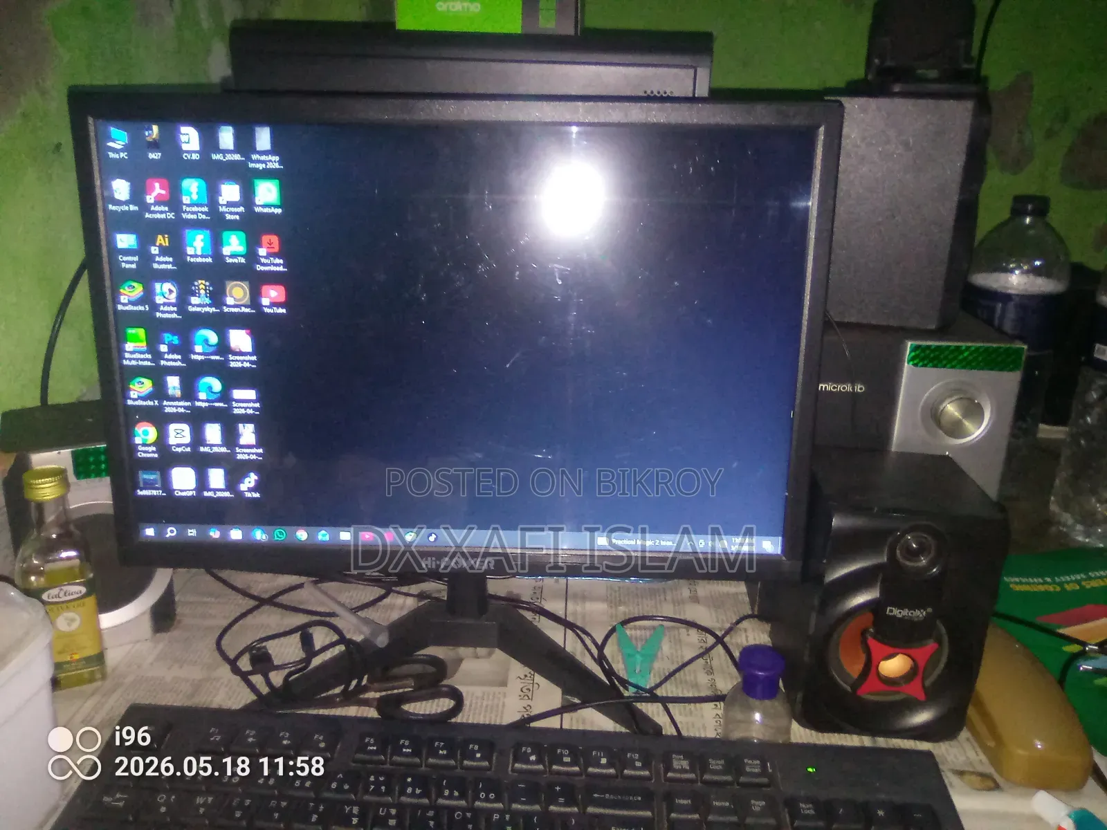 Desktop Computer Acer Aspire C22-760 8GB Intel Core I7 SSD 256GB