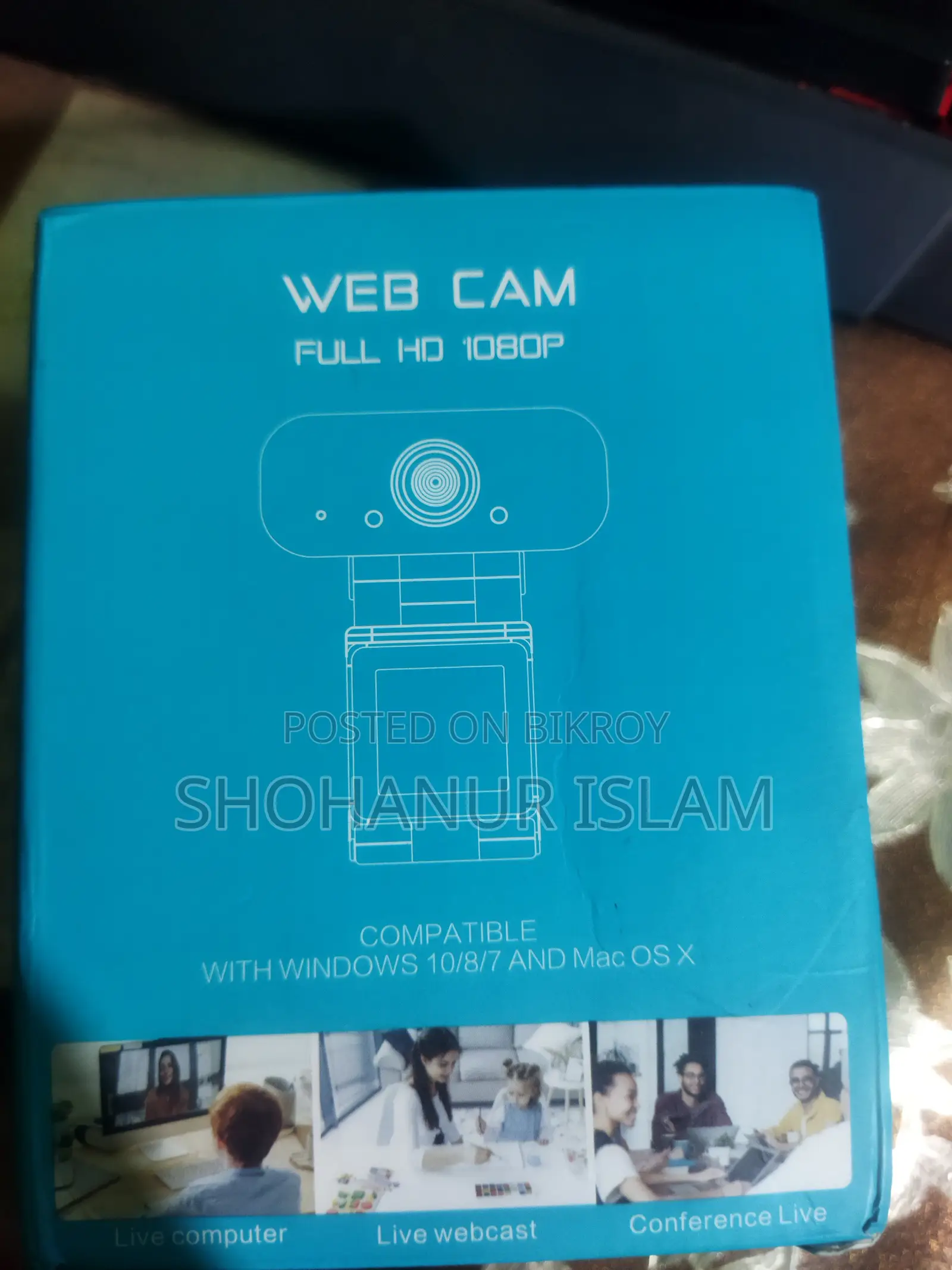 Full Hd 1080p Webcam For Pc/Laptop (Used)