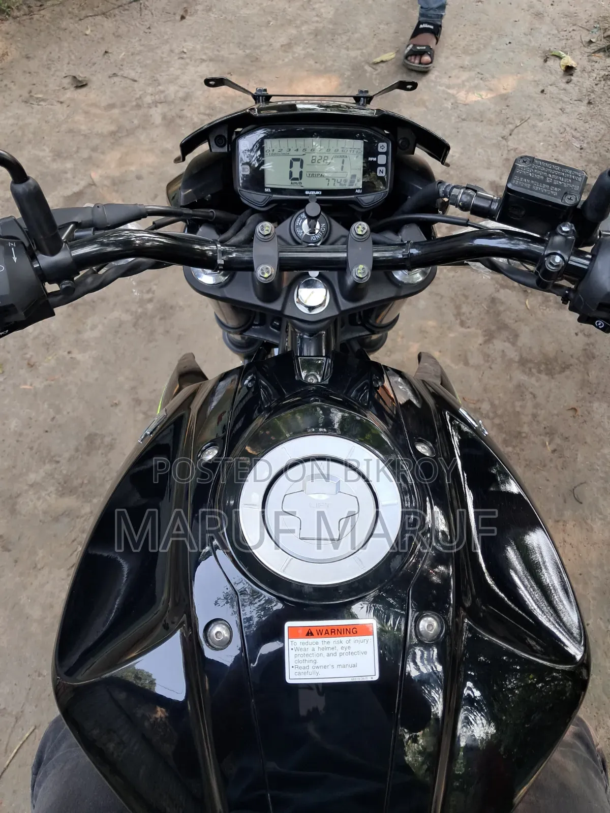 New Suzuki Gixxer Monotone 2026 Black