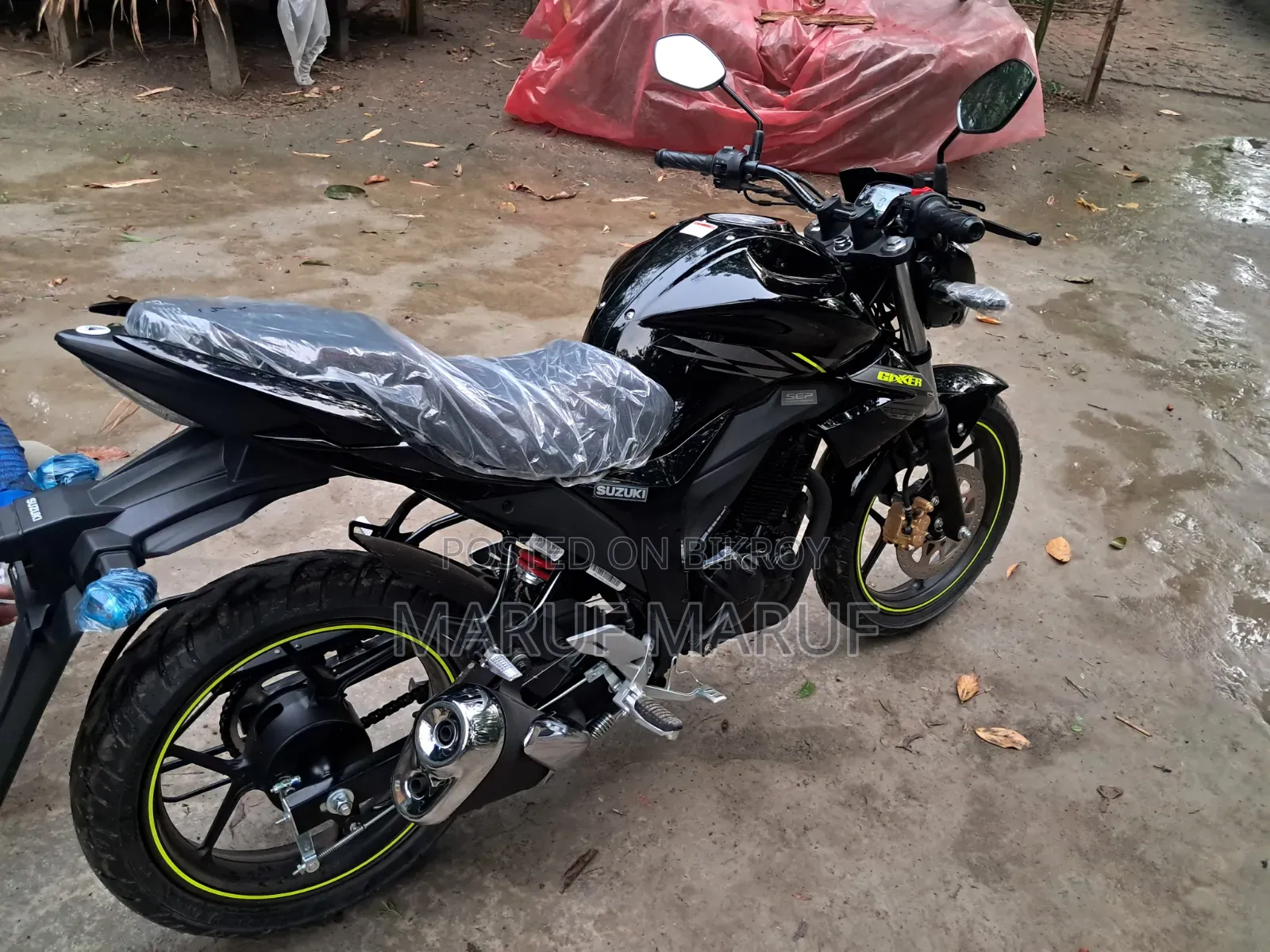 New Suzuki Gixxer Monotone 2026 Black
