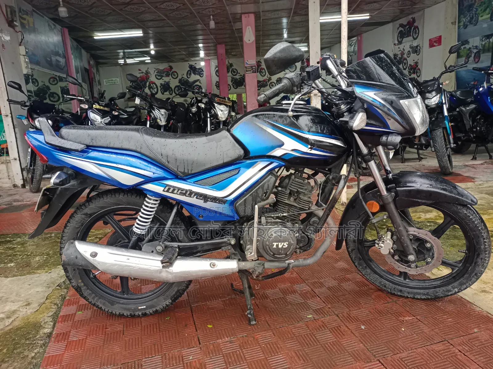 TVS Metro Plus 2022 Blue