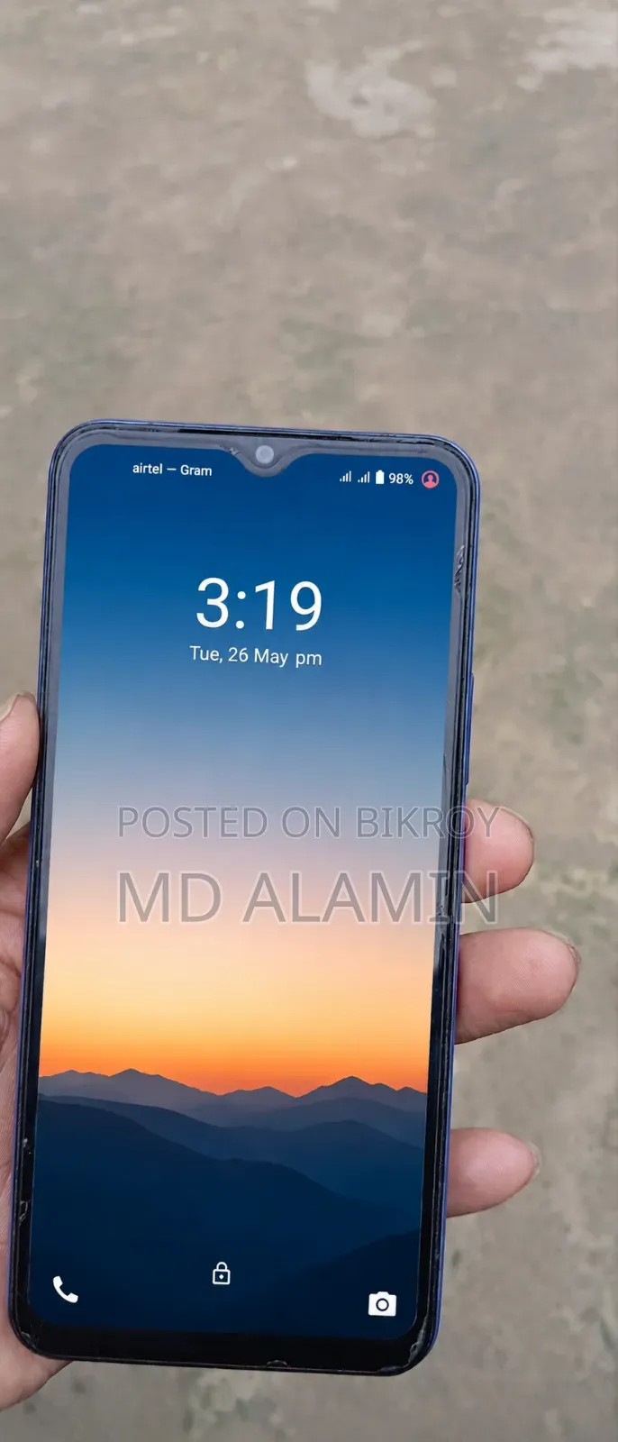 Vivo Y02t 64 GB Blue