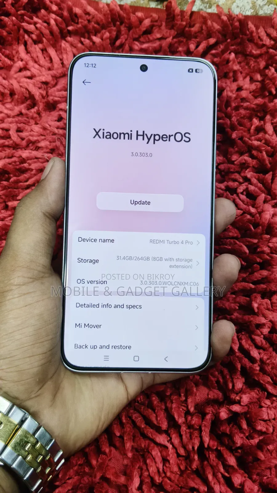 Xiaomi Redmi Turbo 4 Pro 256 GB White