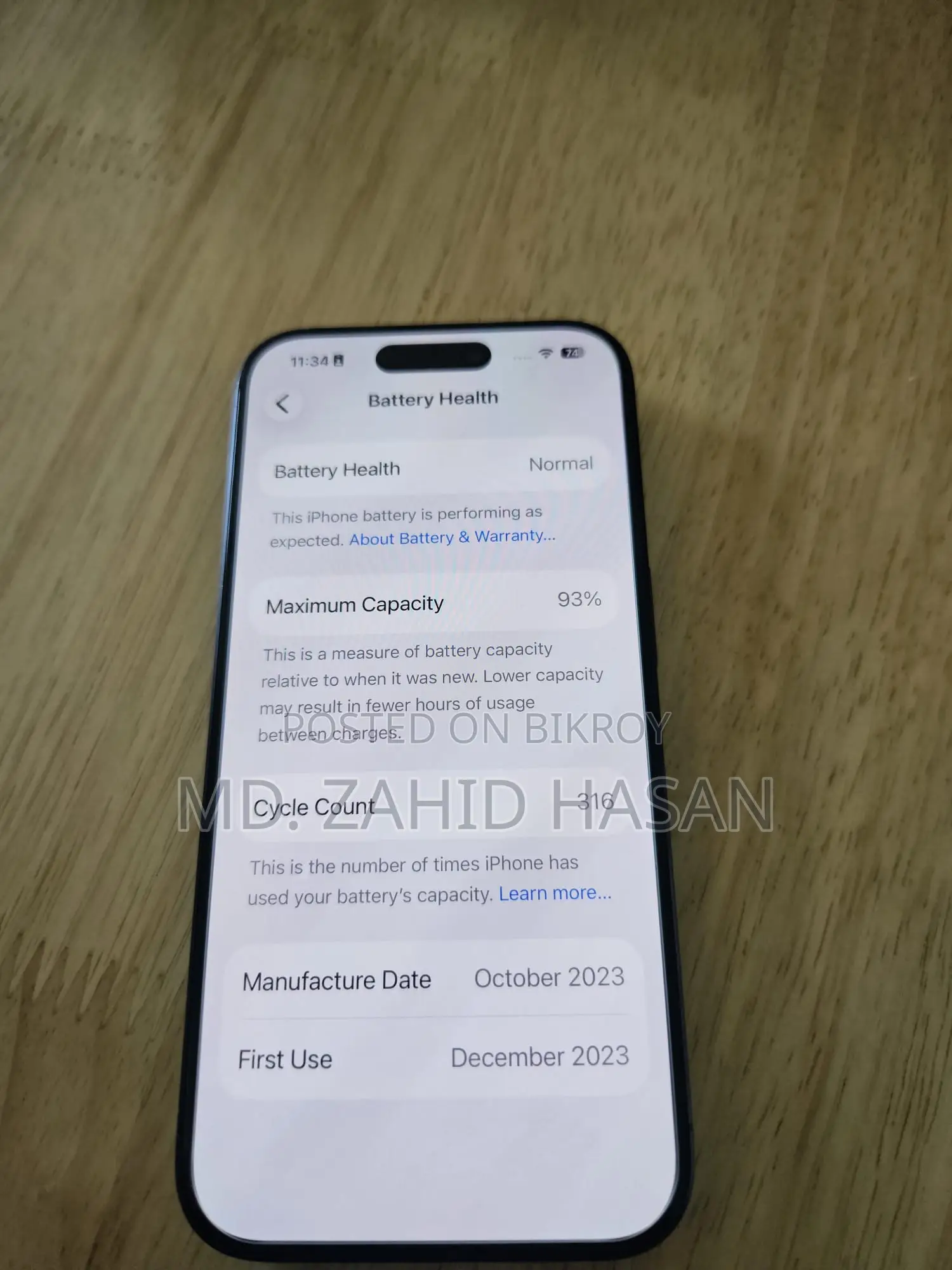 Apple iPhone 15 Pro 256 GB Black