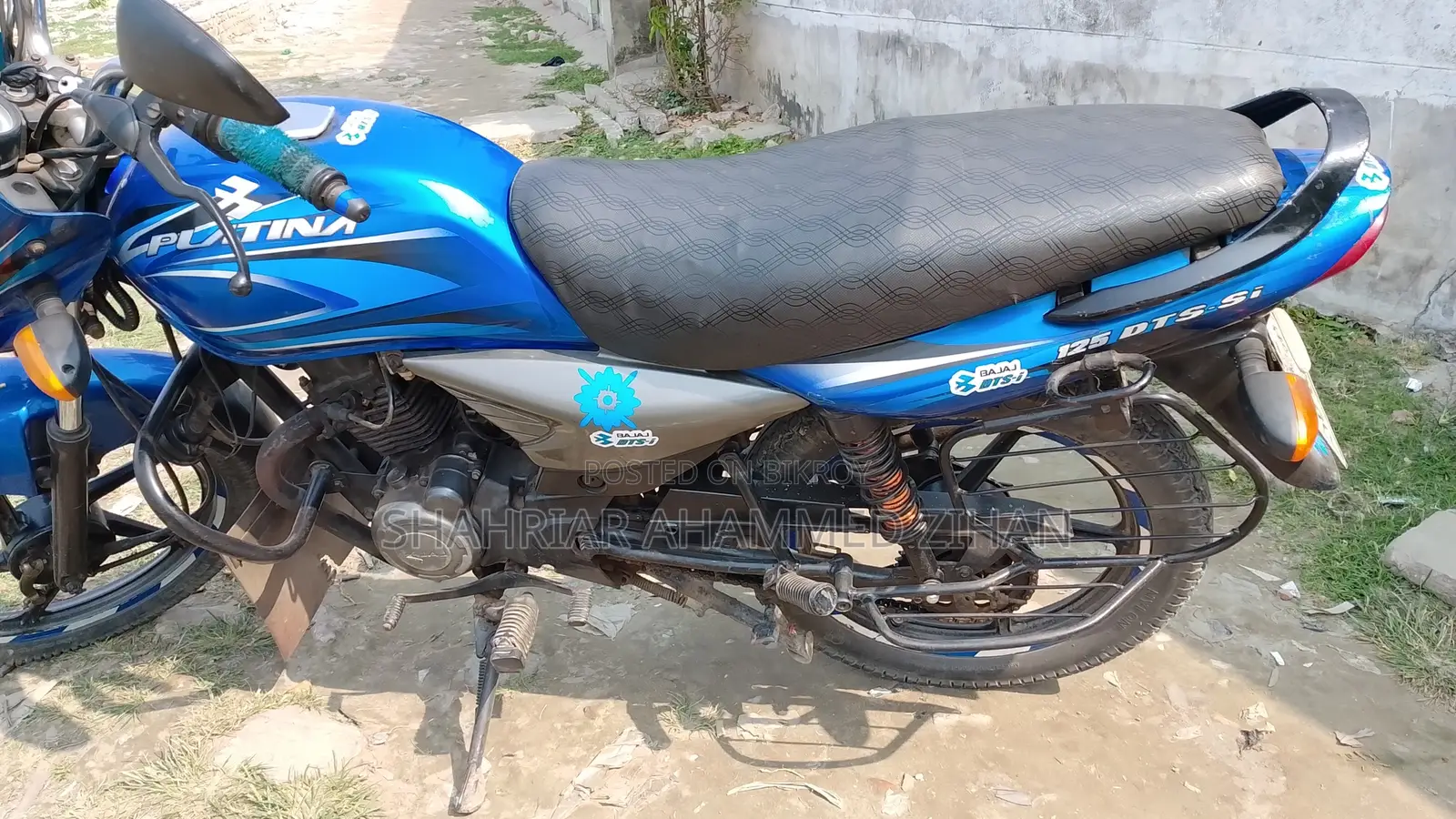 Bajaj Platina 125 2015 Blue