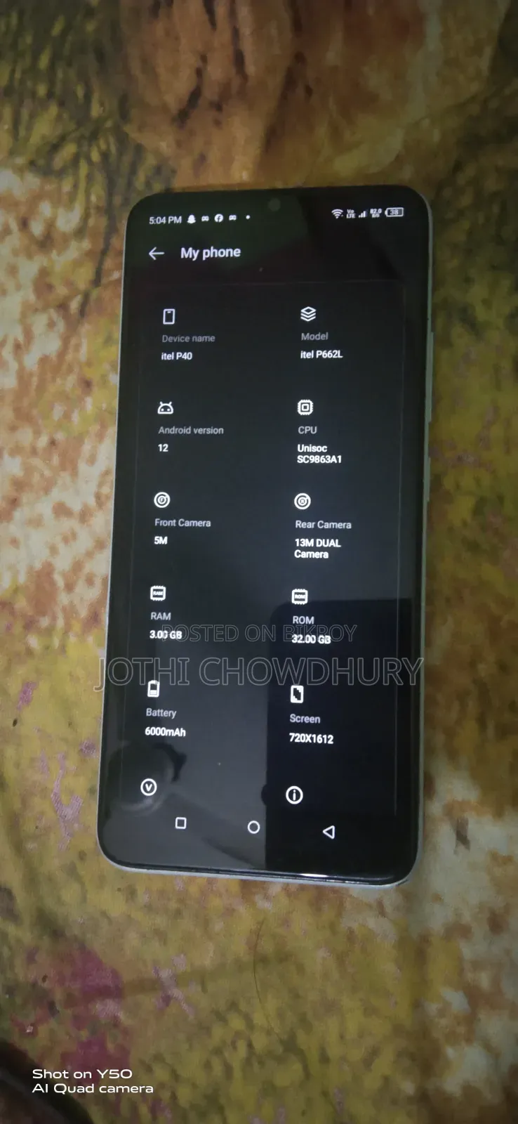Itel P40 32 GB