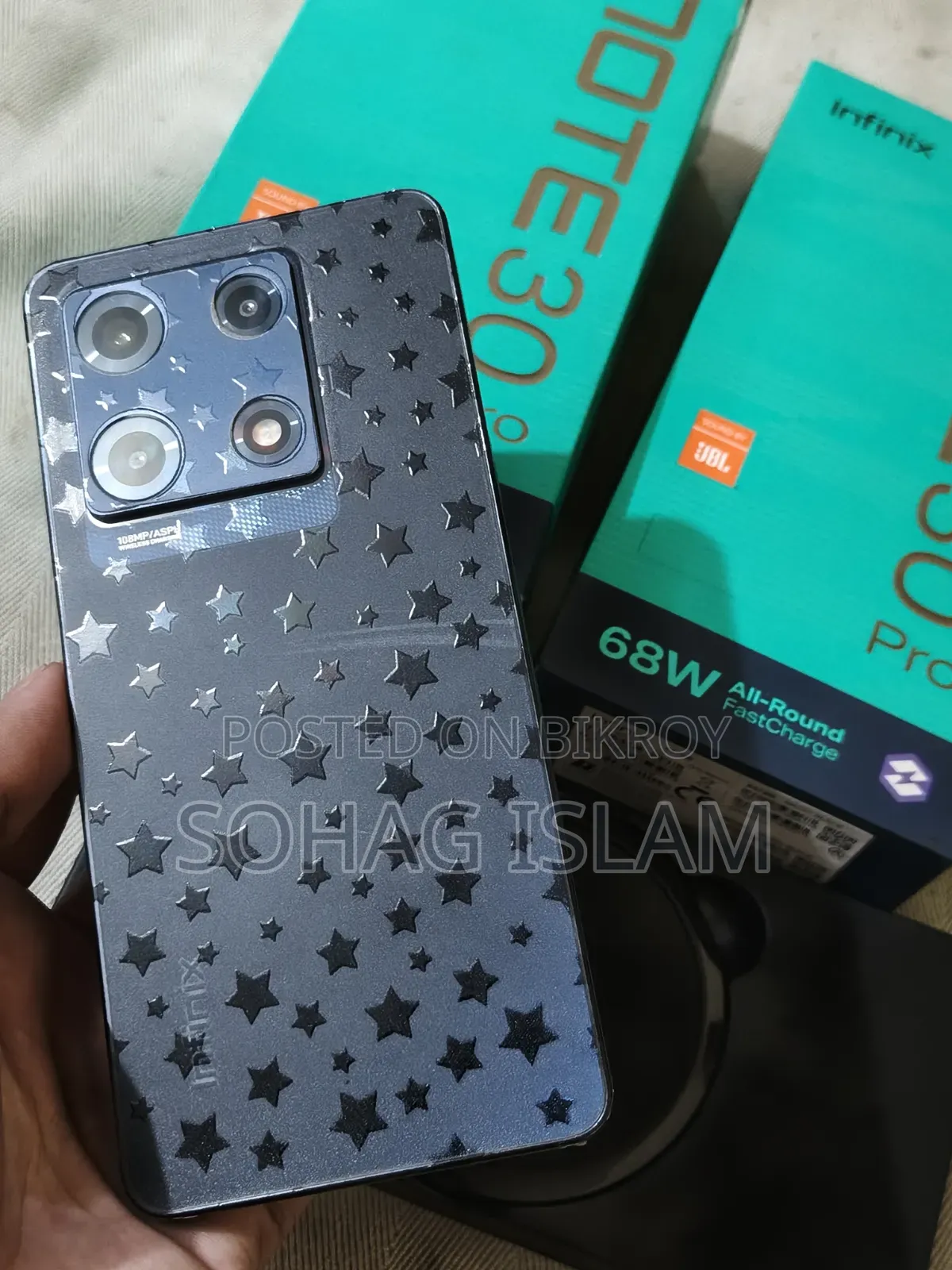 New Infinix Note 30 Pro 256 GB Black
