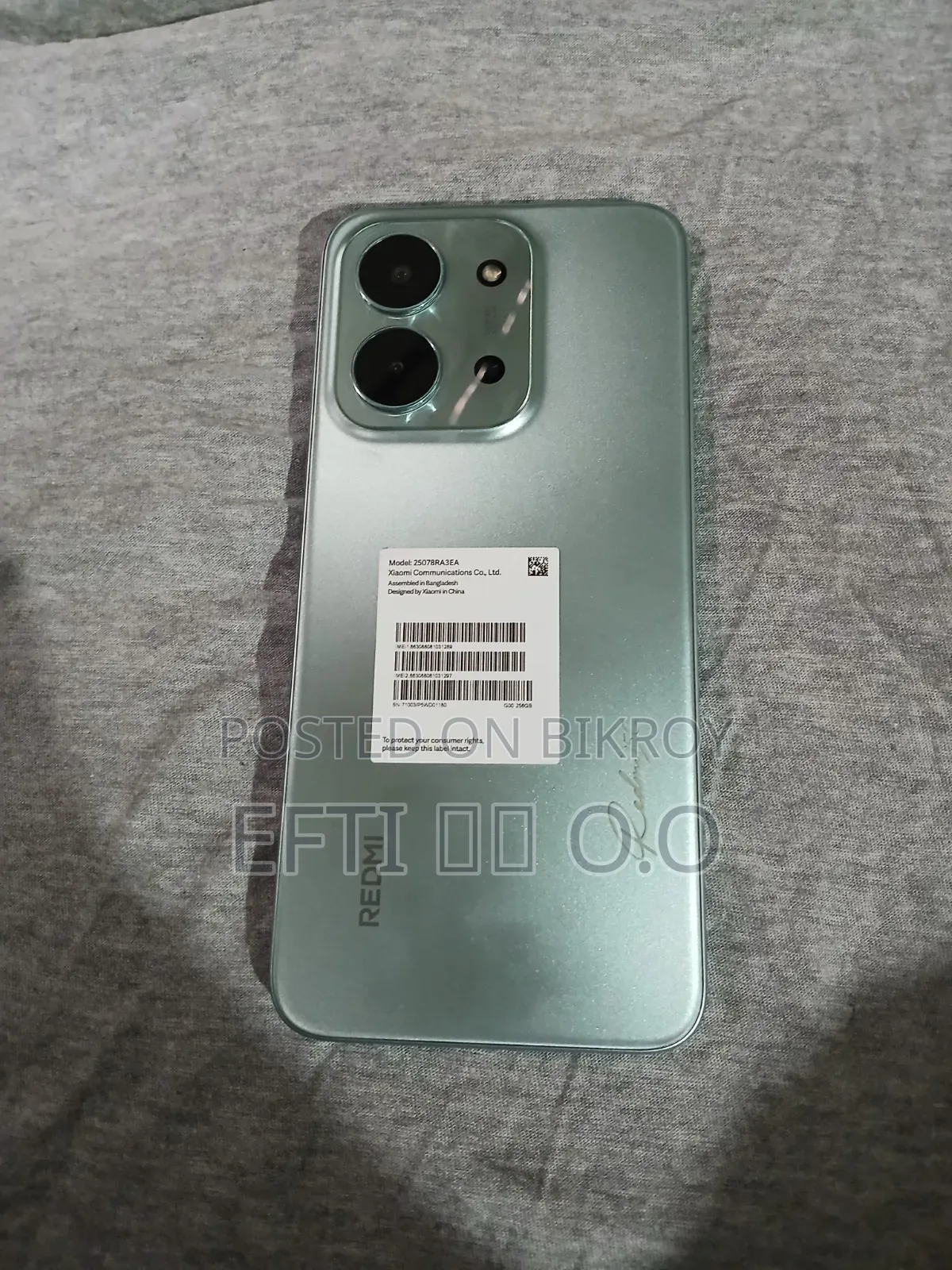 New Xiaomi Redmi 15C 4G 256 GB Gray