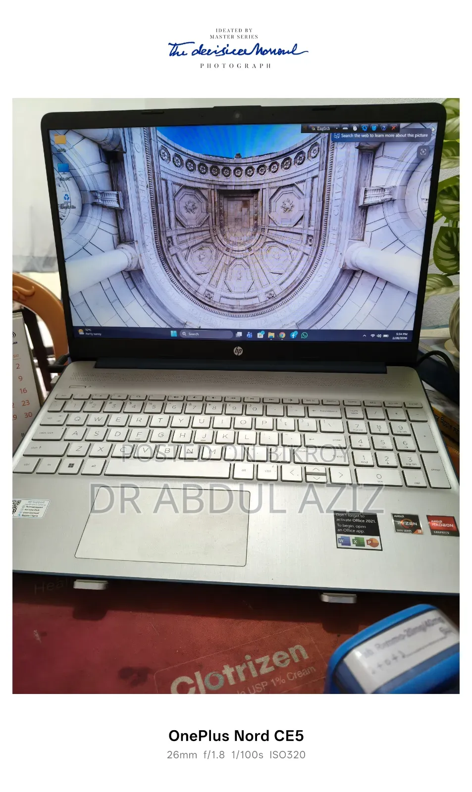 New Laptop HP 15s 8GB AMD Ryzen 3 SSD 512GB