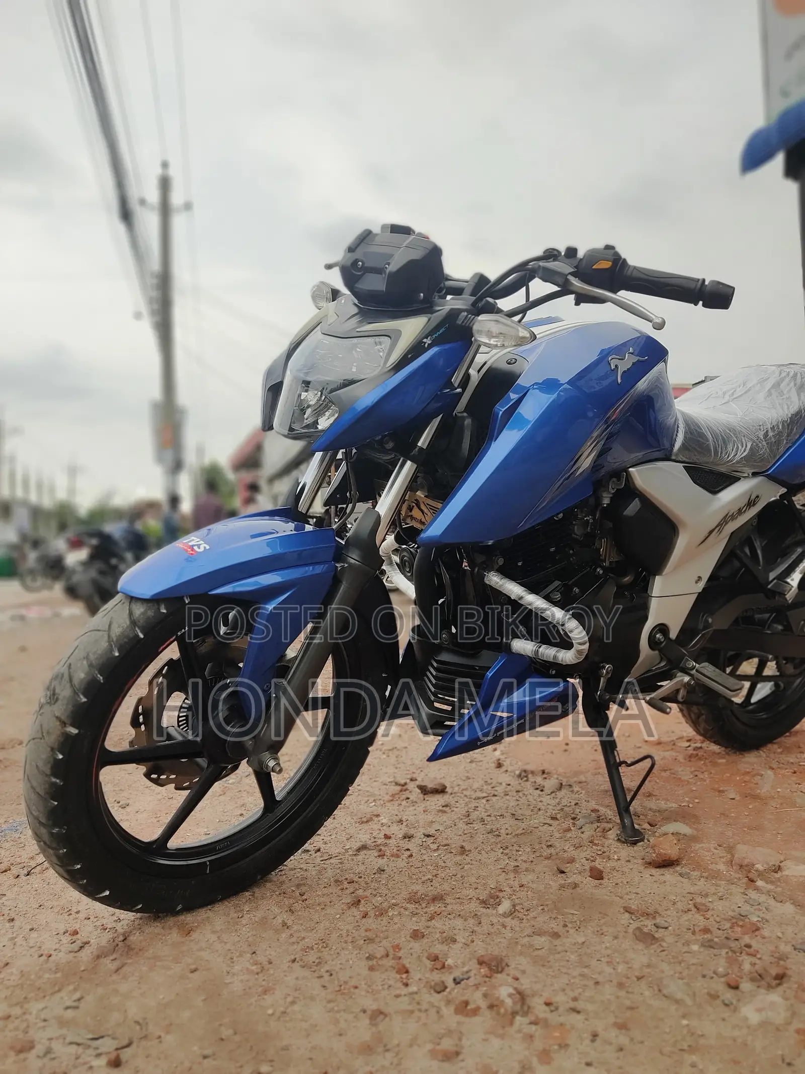 TVS Apache 160 4V 2021 Blue