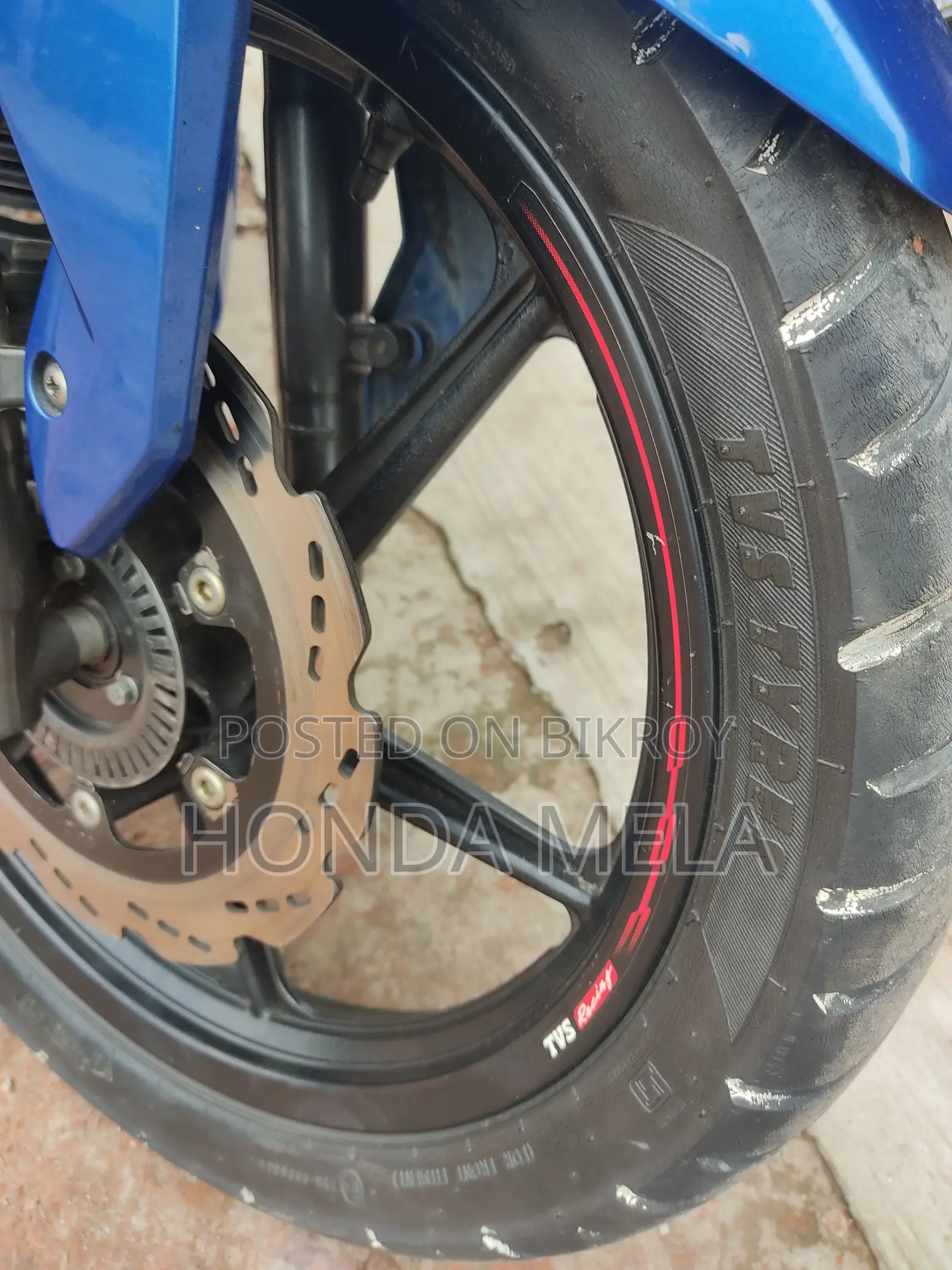 TVS Apache 160 4V 2021 Blue