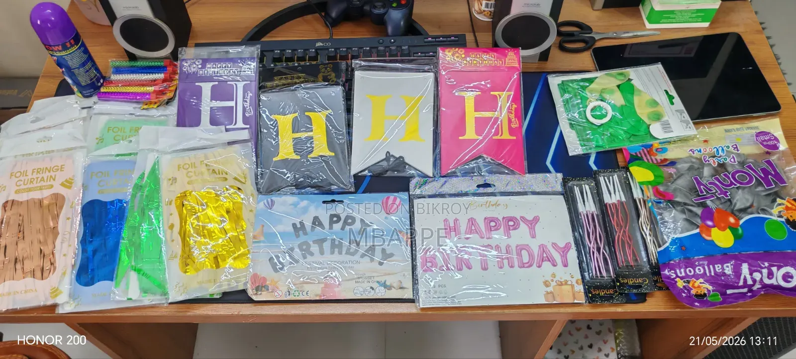 Birthday Setup