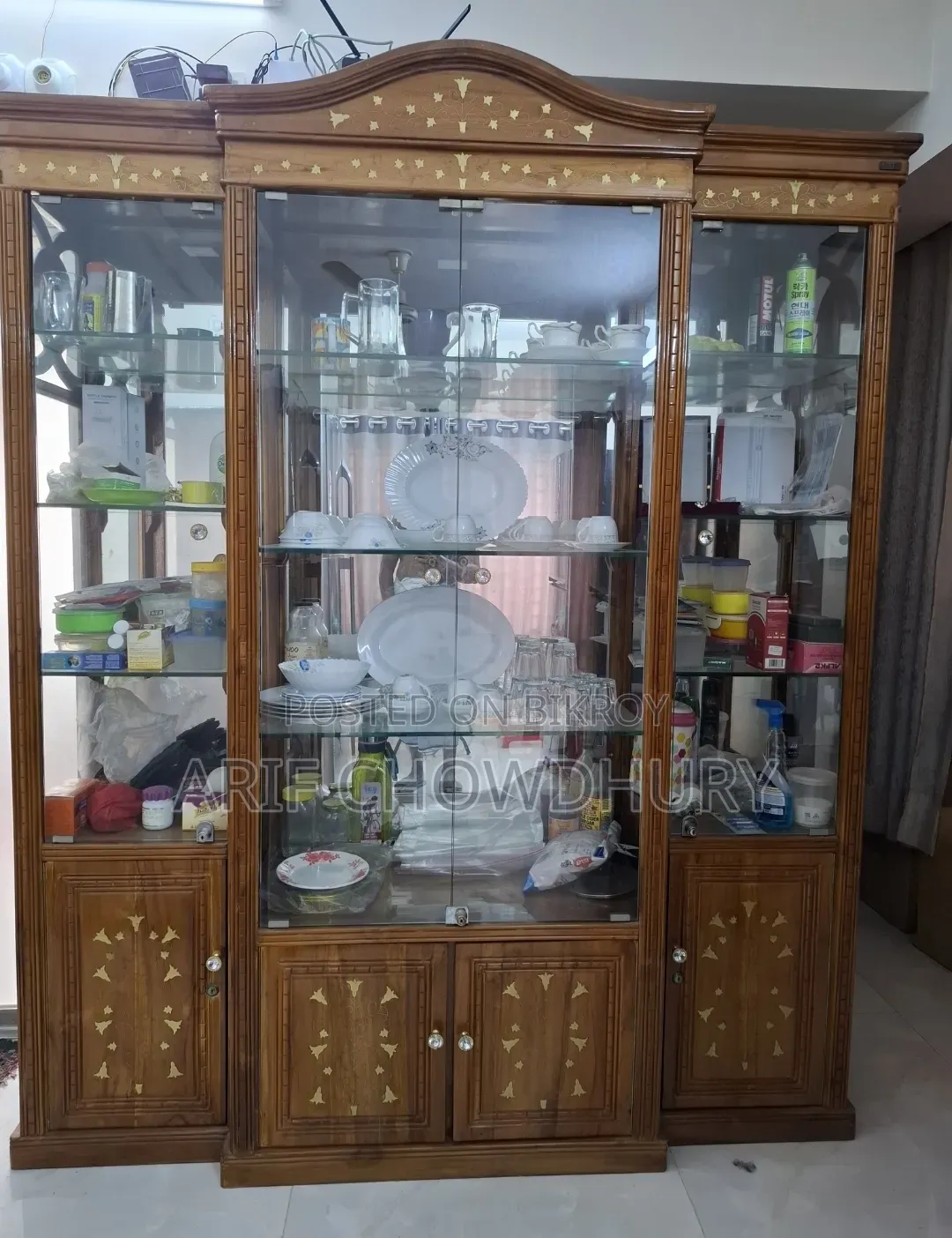 Teak Wood Showcase
