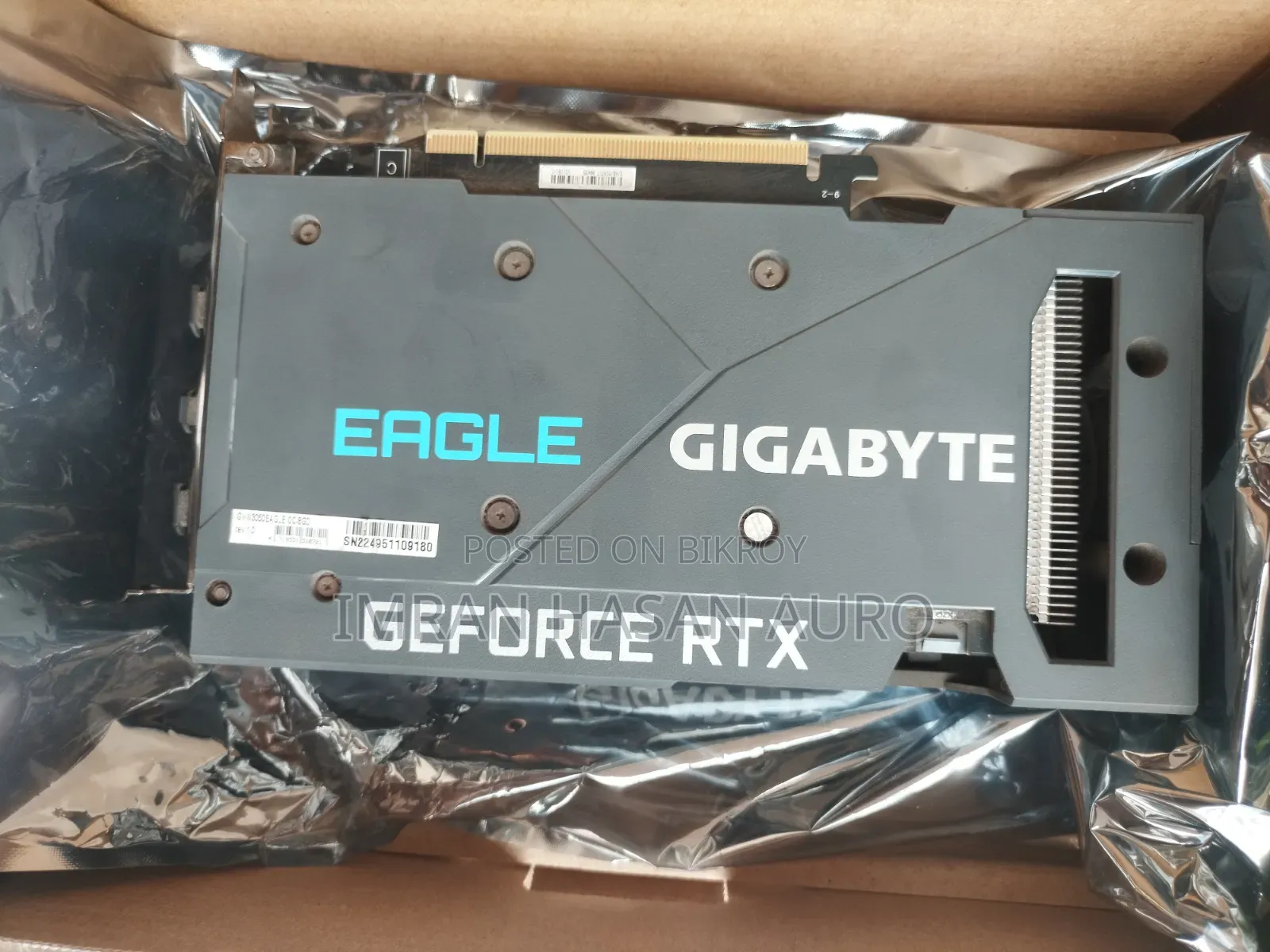 Gigabyte Geforce RTX 3050 Eagle Oc 8gb Gddr6 Graphics Card