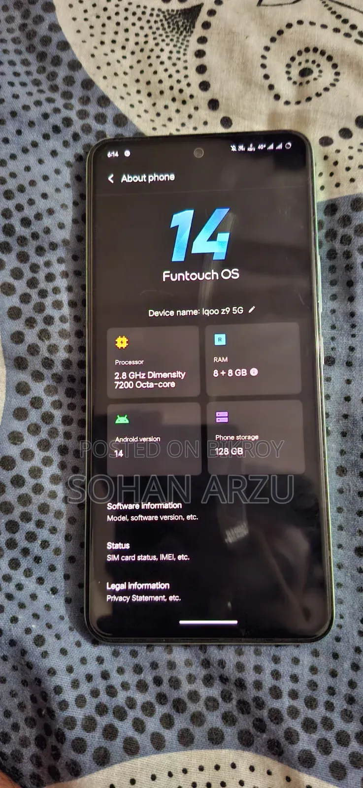 Vivo iQOO Z9 128 GB