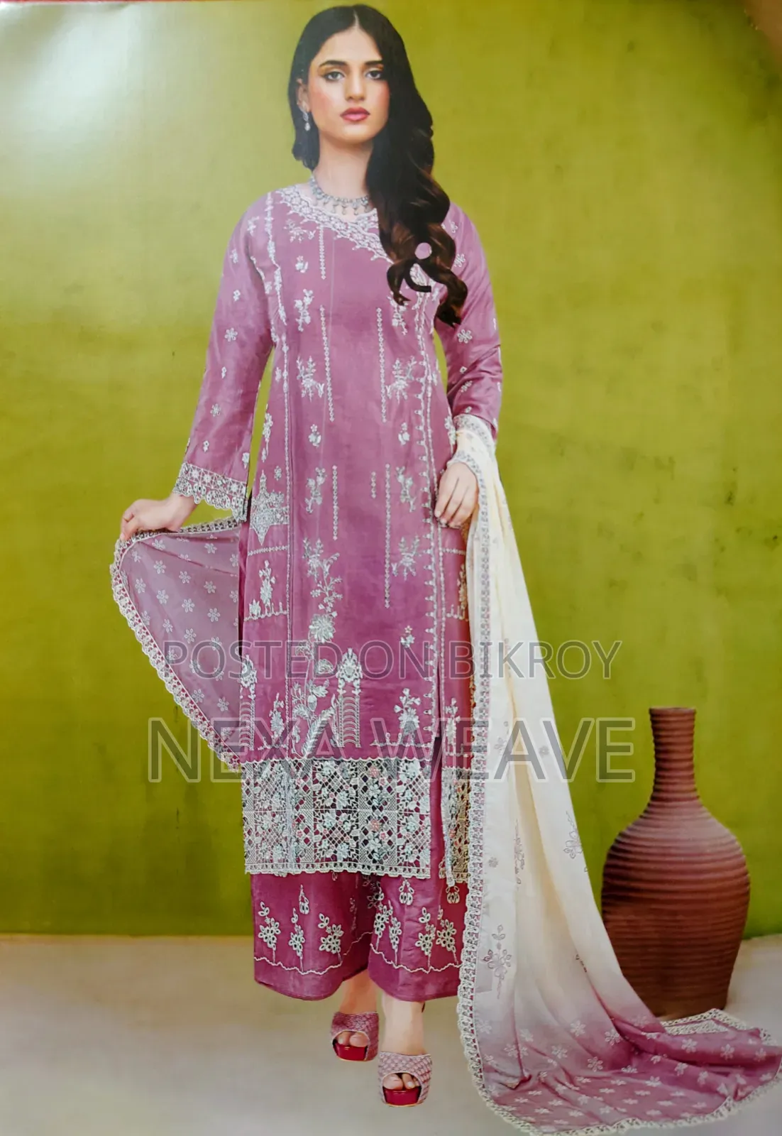 Stock Clearance Offer ( Crafted Cotton 3 Pieces )