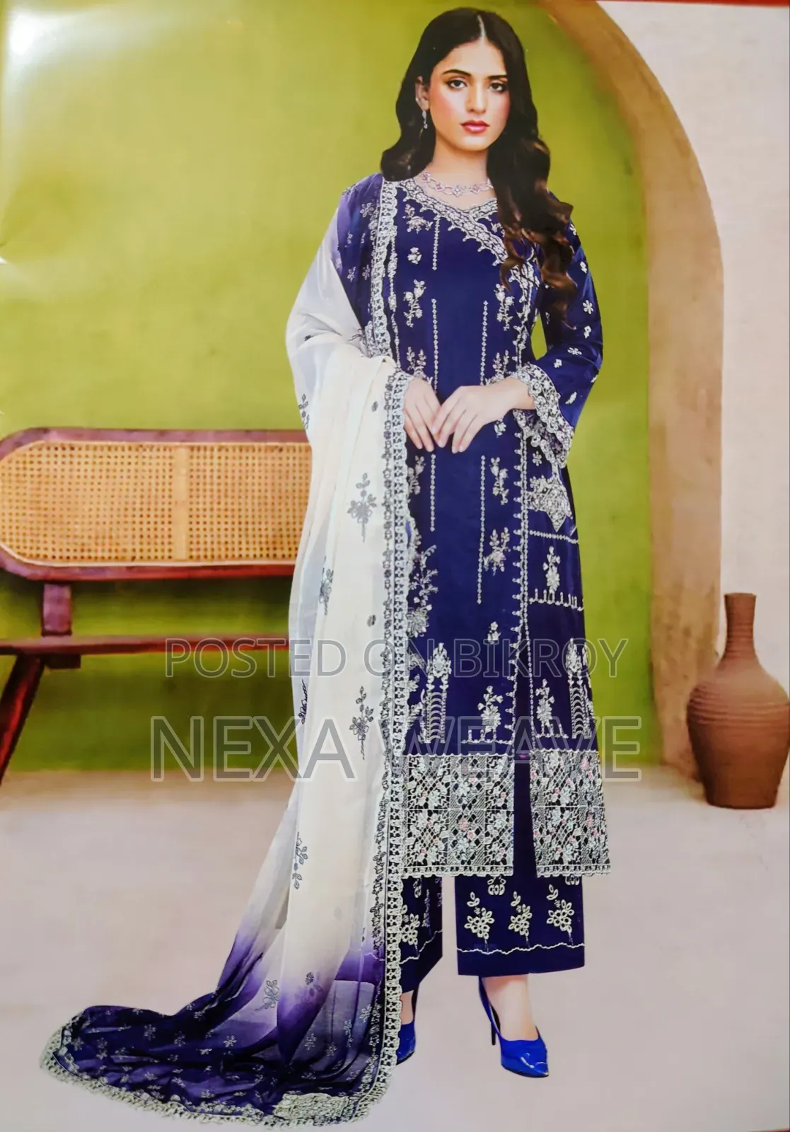 Stock Clearance Offer ( Crafted Cotton 3 Pieces )