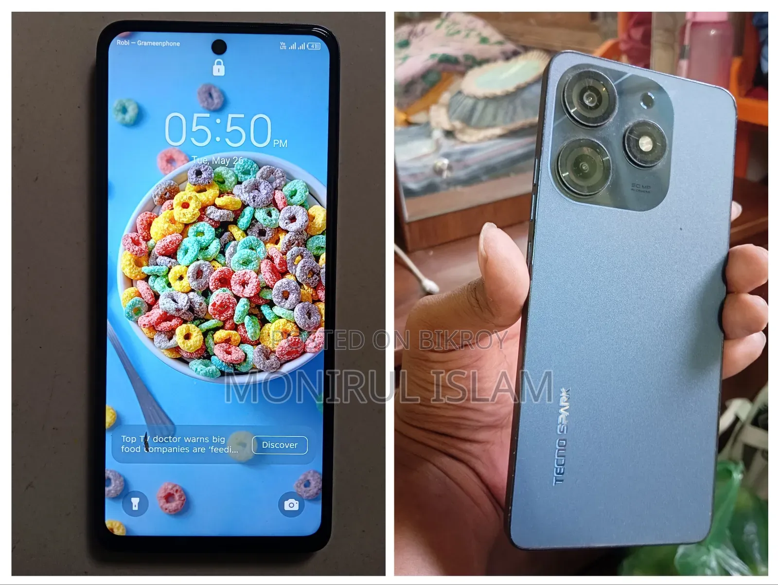 Tecno Spark 10 128 GB Gray