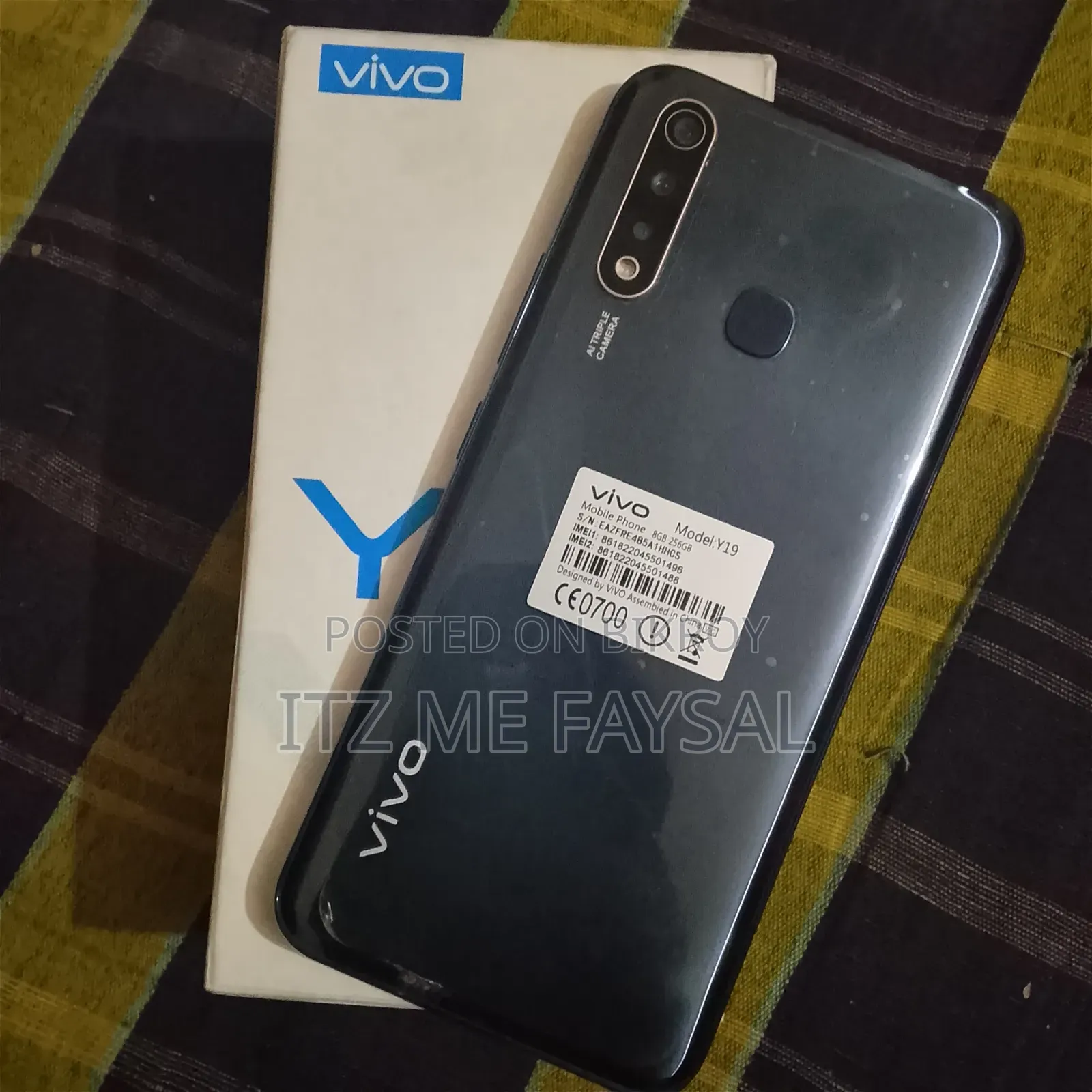 Vivo Y19s 4G 256 GB Black