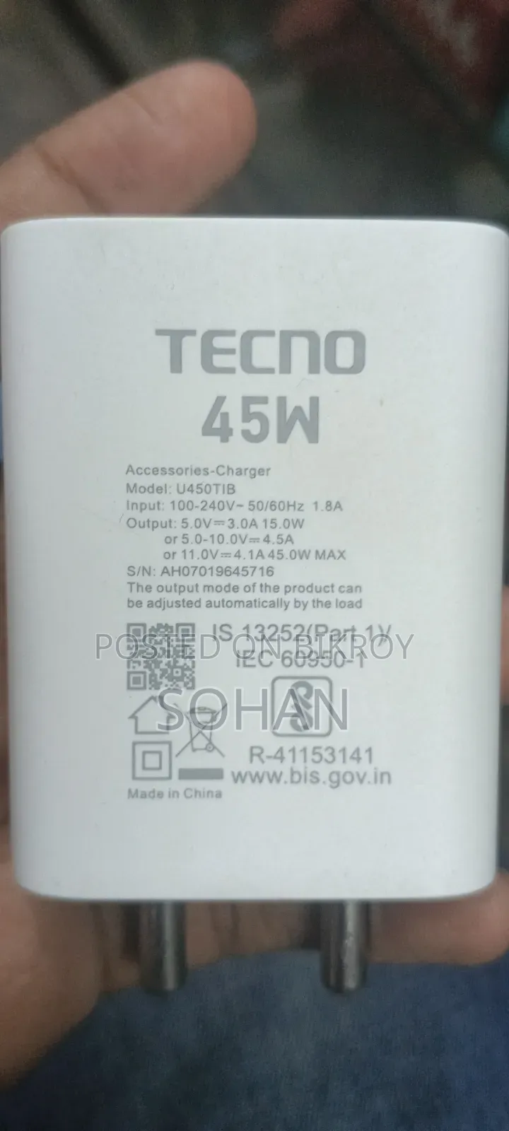 Original 45 Watt Charger