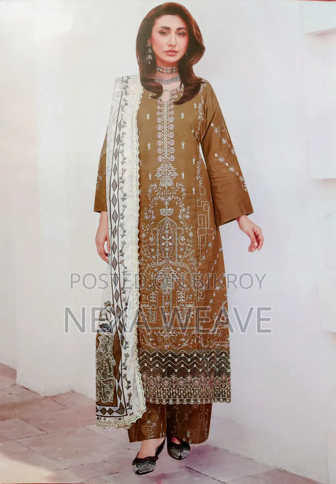 Stock Clearance Offer (Crafted Cotton Roheenaz 3 Pieces)
