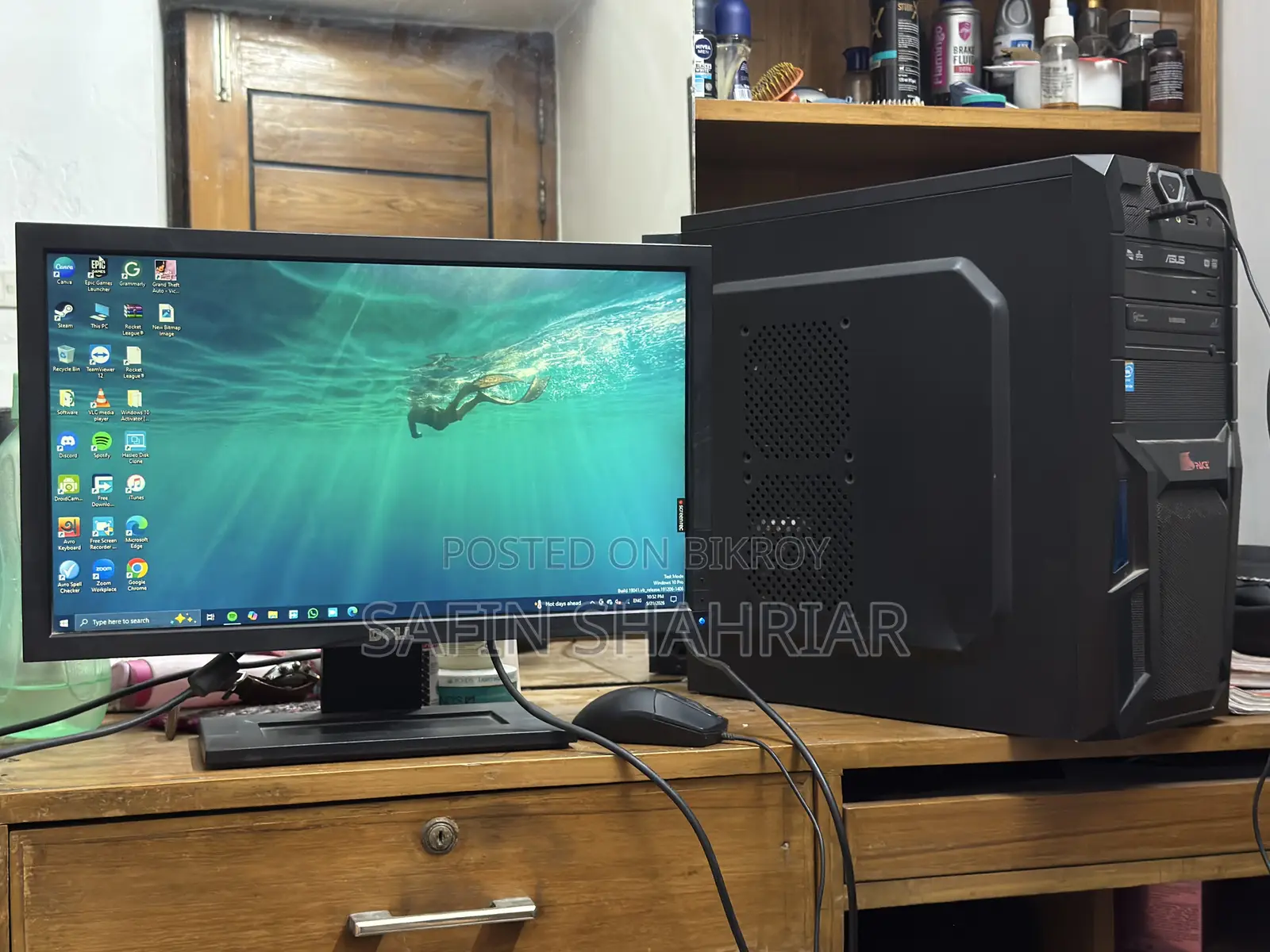 Desktop Computer Microsoft 4GB Intel Core i3 SSD 1TB