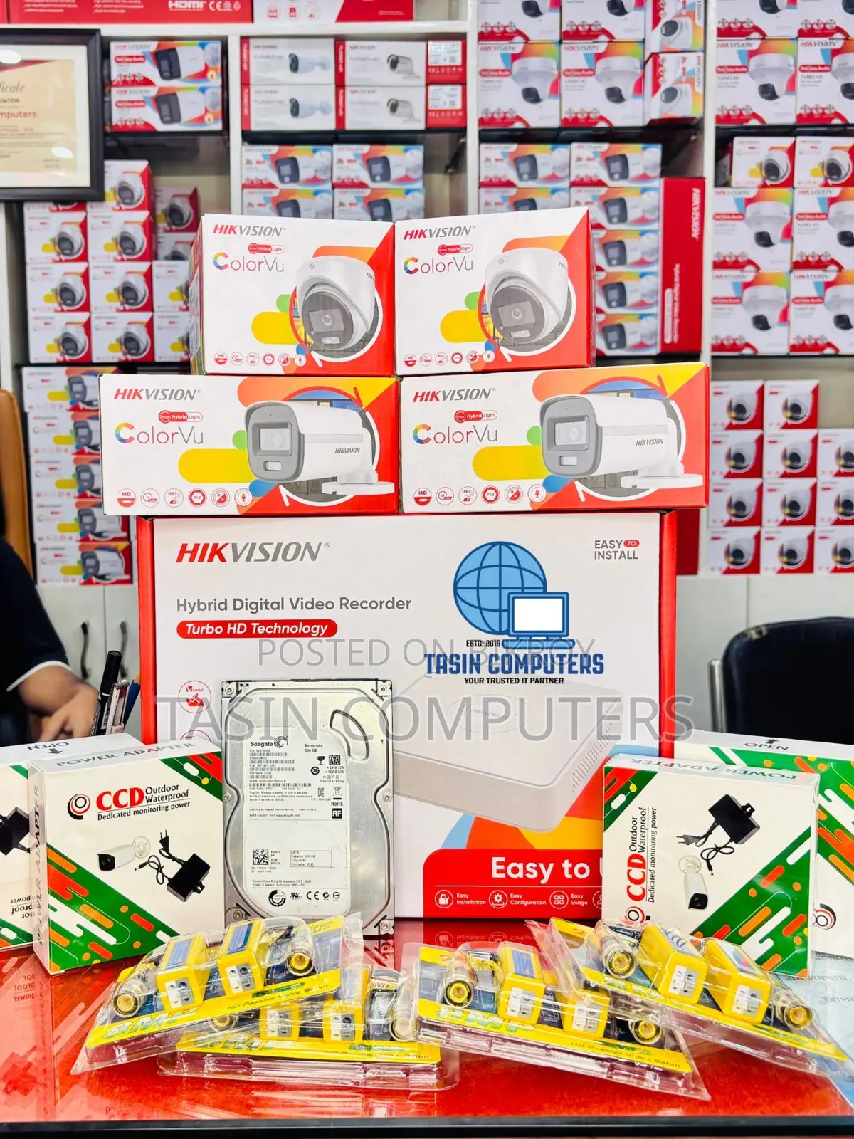 2MP Hikvision 4 Camera Full Setup