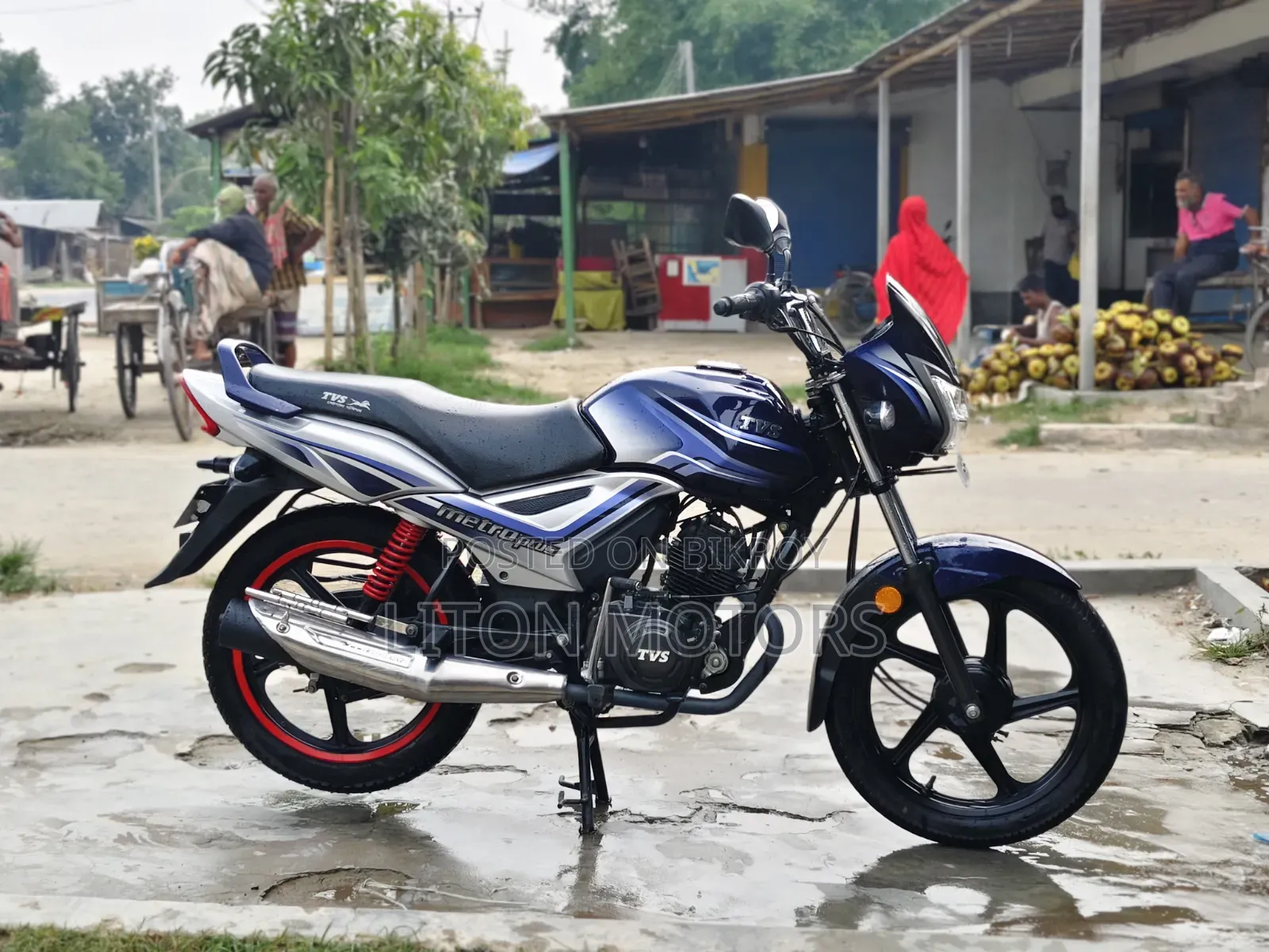 TVS Metro Plus 2023 Purple