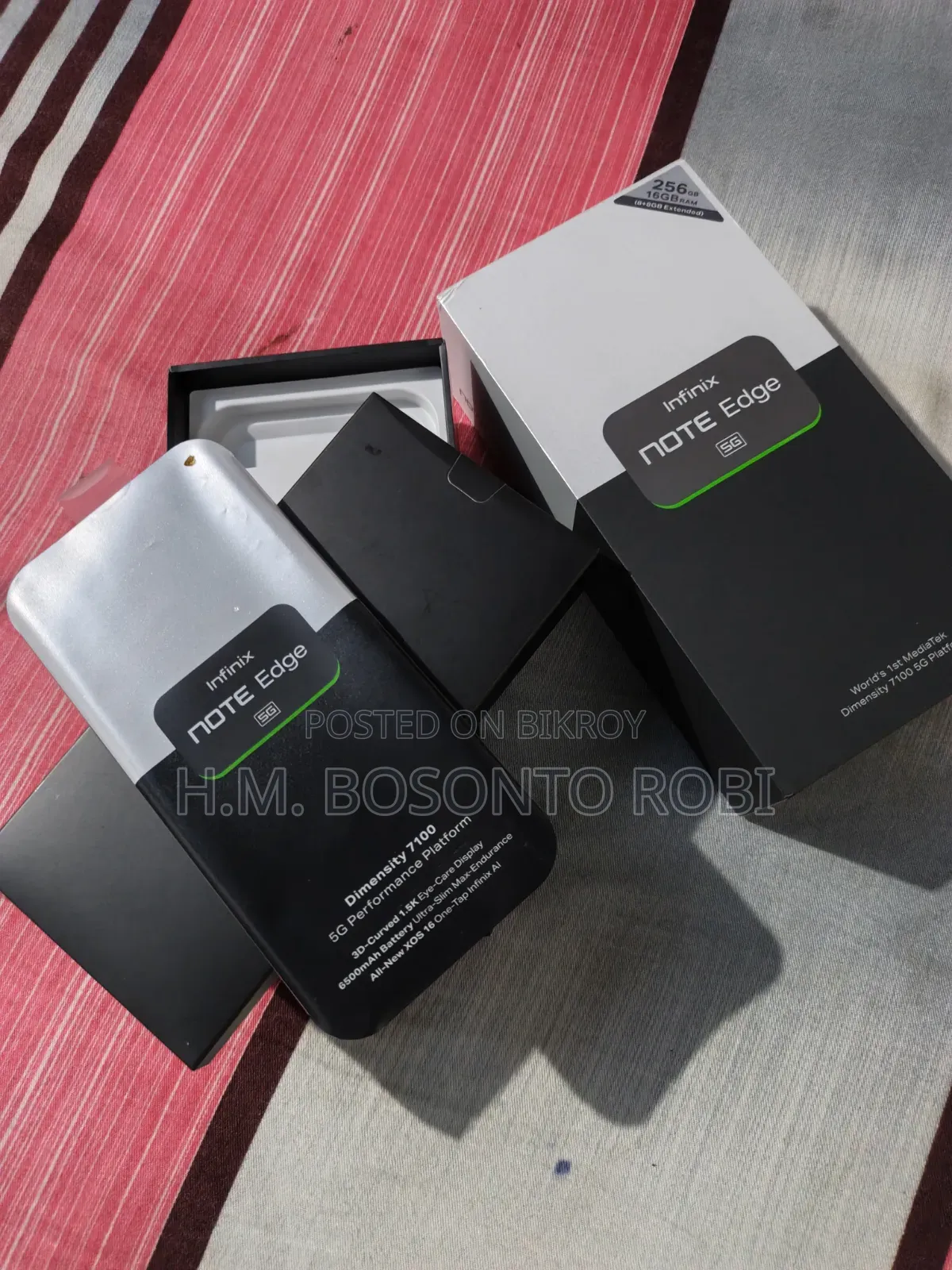 নতুন ইনফিনিক্স নোট এজ ২৫৬ জিবি গ্রিন