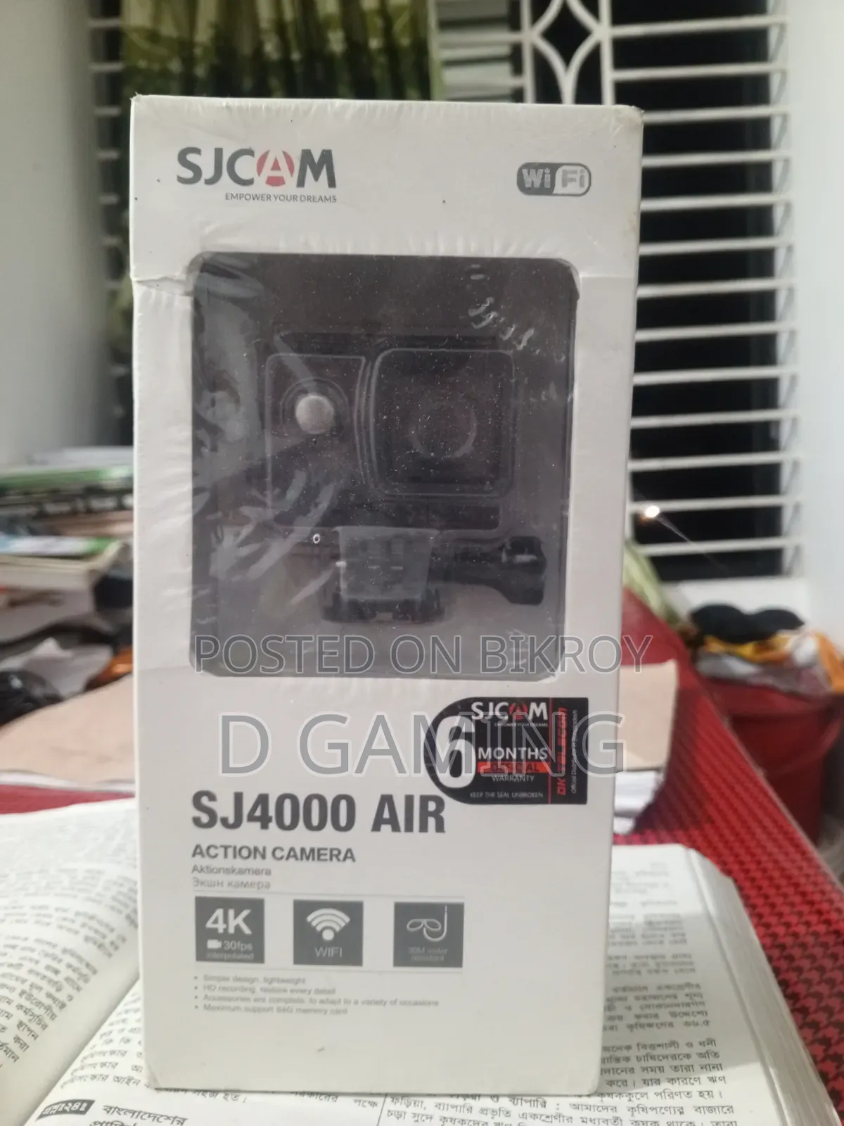 Sj4000 Air Action Camera (Intake Box) - Not opened yet.