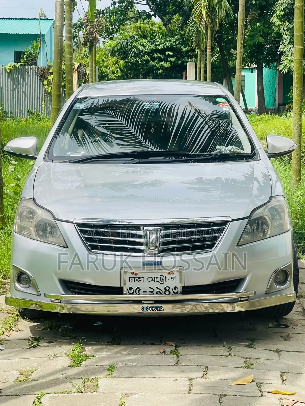টয়োটা প্রিমিও ১.৫ ফ্রন্ট হুইল ড্রাইভ ২০০৮ সিলভার