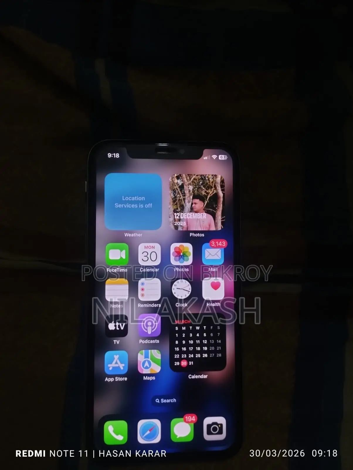Apple iPhone X 256 GB White