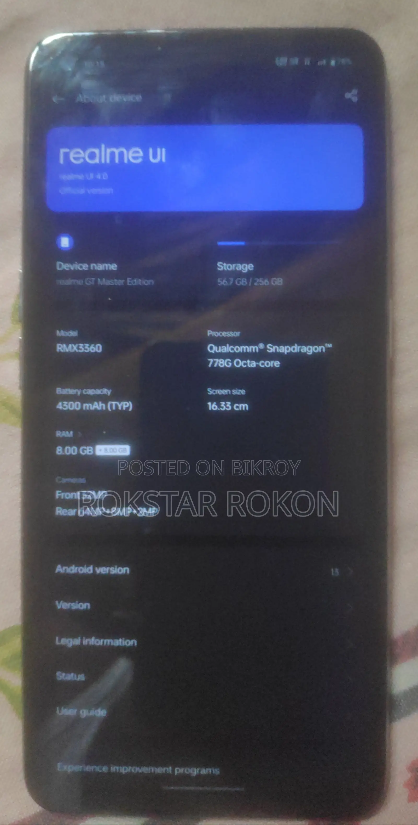 Realme GT Master Edition 256 GB White