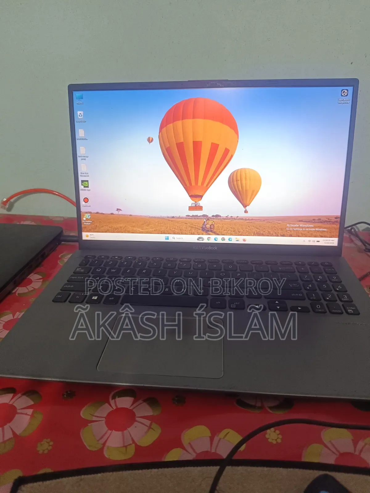 Laptop Asus Vivobook 16 8GB Intel Core I5 SSD 128GB