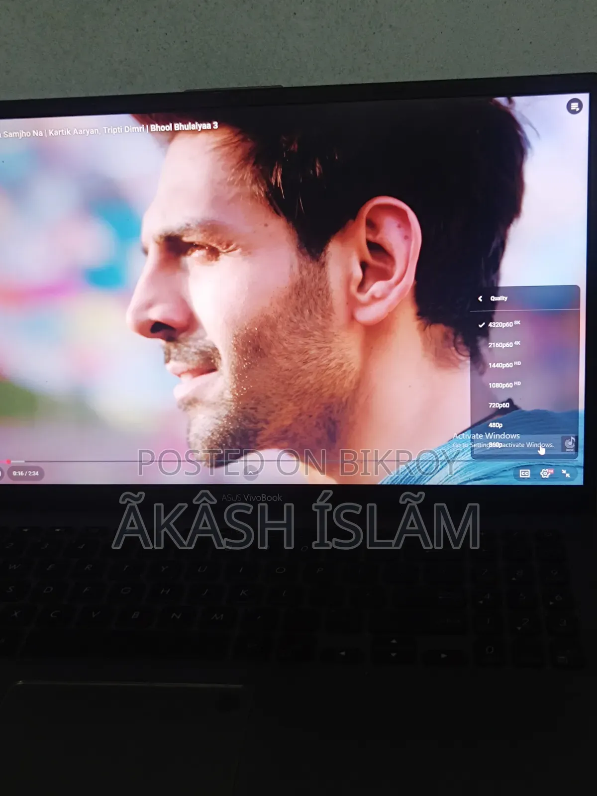 Laptop Asus Vivobook 16 8GB Intel Core I5 SSD 128GB