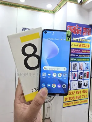 নতুন Realme 8 5G ১২৮ জিবি কালো