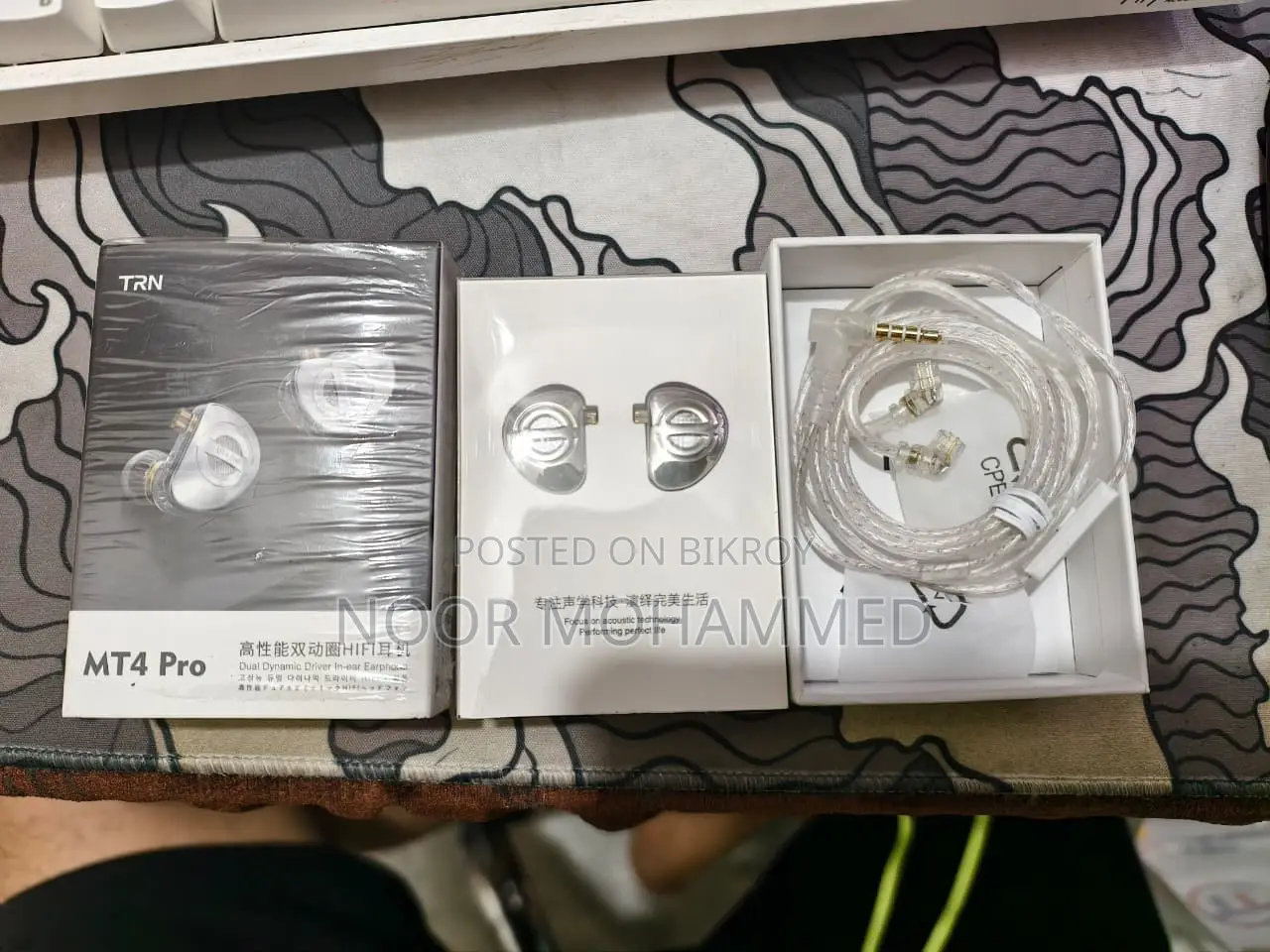 TRN Mt4 Pro Iem Earphone